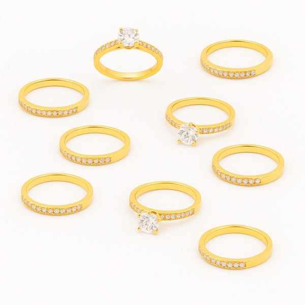 Anillos de Compromiso para Mujer 10K - Joyería TuOro