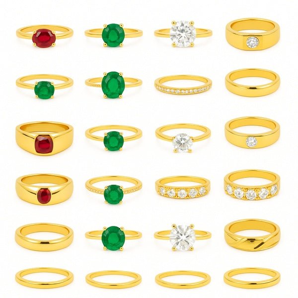 Anillos de Oro 14K - Joyería TuOro