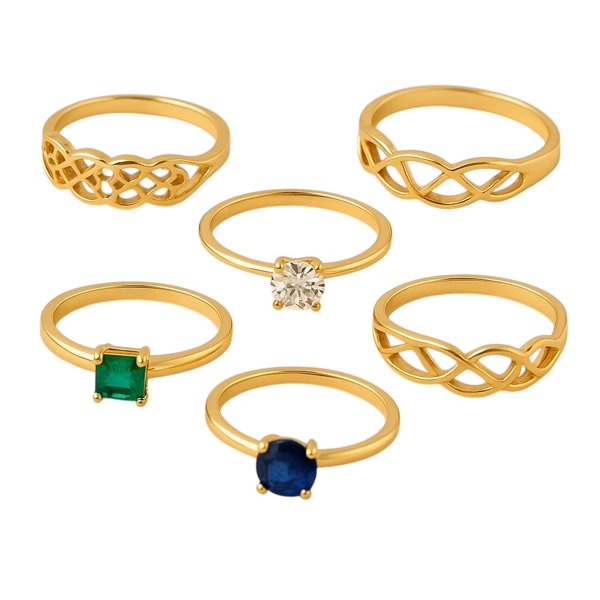 Anillos de Oro para Mujeres 14K - Joyería TuOro