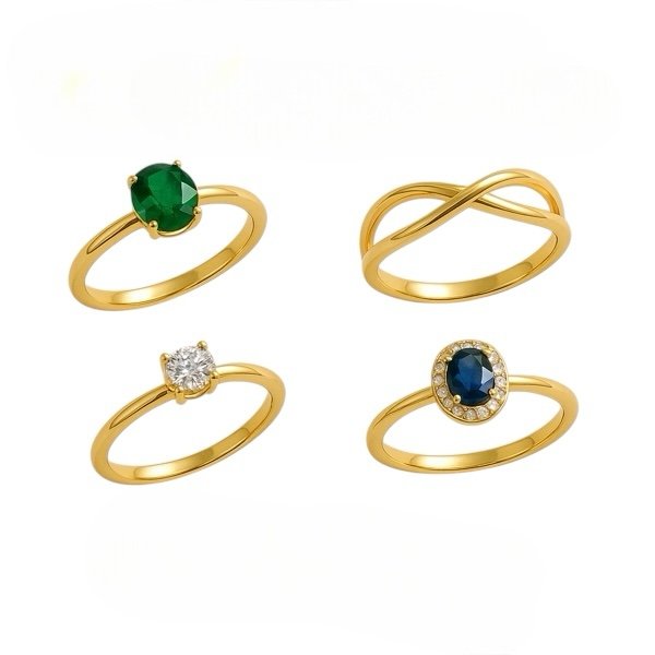 Anillos de Oro para Mujeres 18K - Joyería TuOro