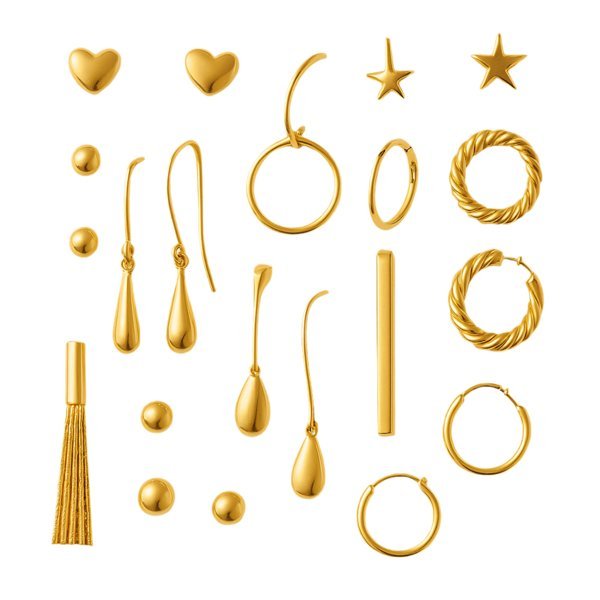 Aretes de Oro 18K - Joyería TuOro