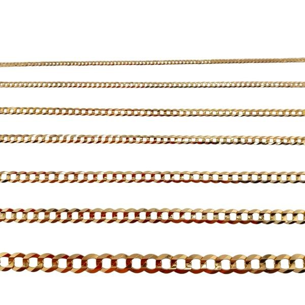 Cadenas eslabon cubano italiana - Joyería TuOro