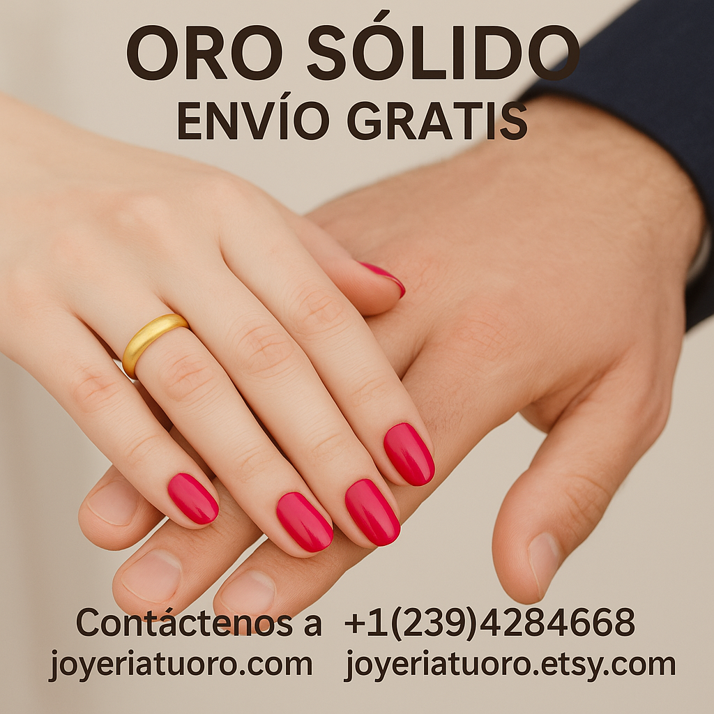 Anillos compromiso lisos