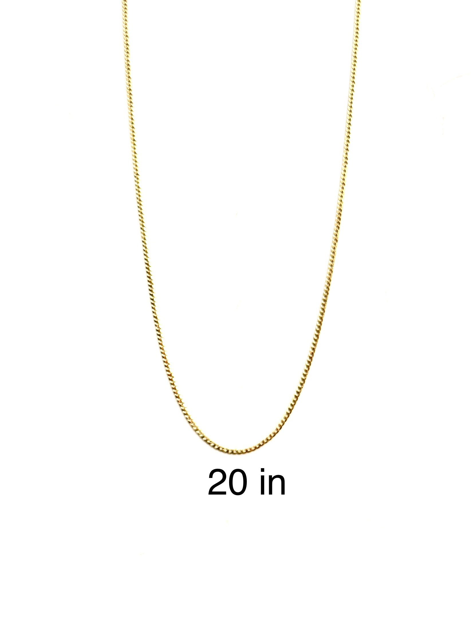 Cadena cubana italiana 2 mm oro 14K