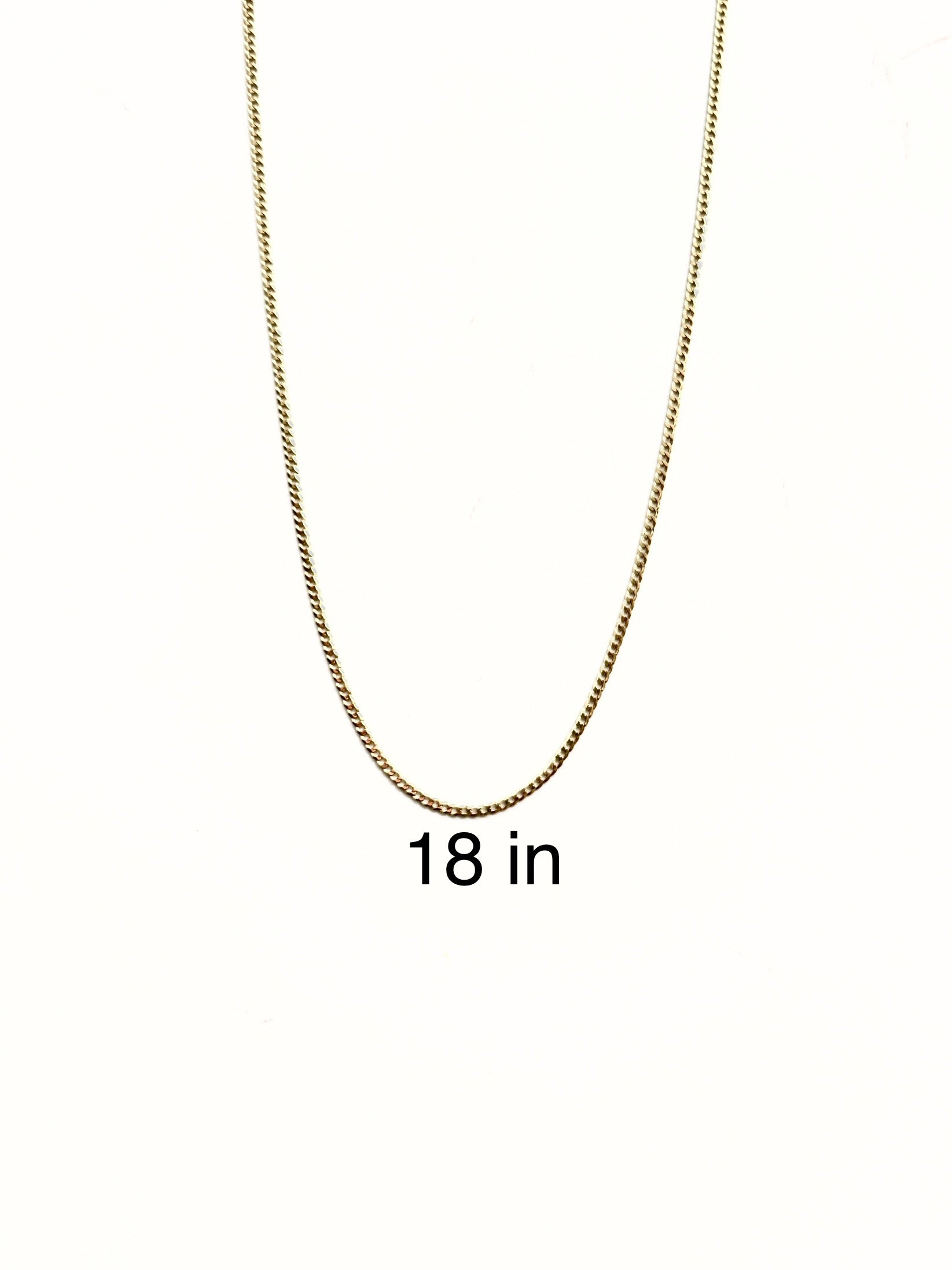 Cadena cubana italiana 2 mm oro 14K