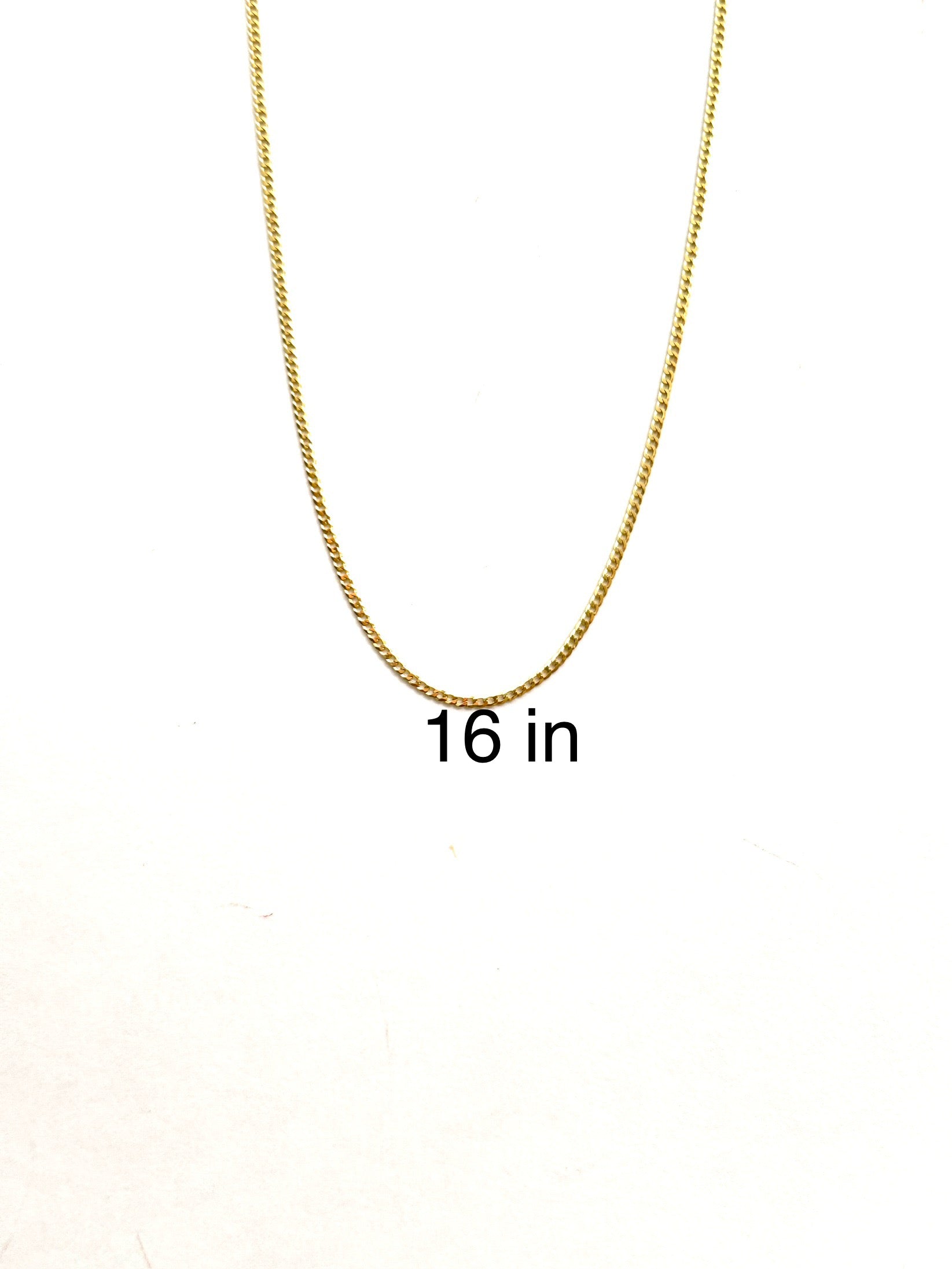 Cadena cubana italiana 2 mm oro 14K