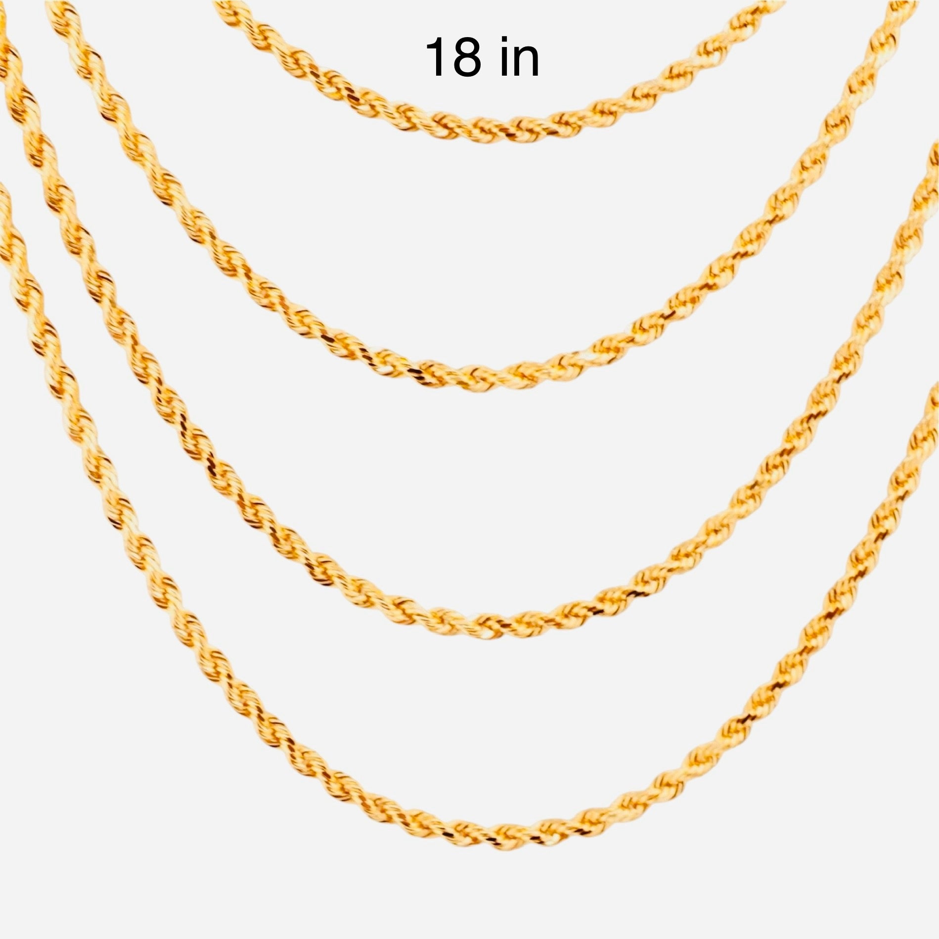 Cadena Soga 3 mm en Oro 14K