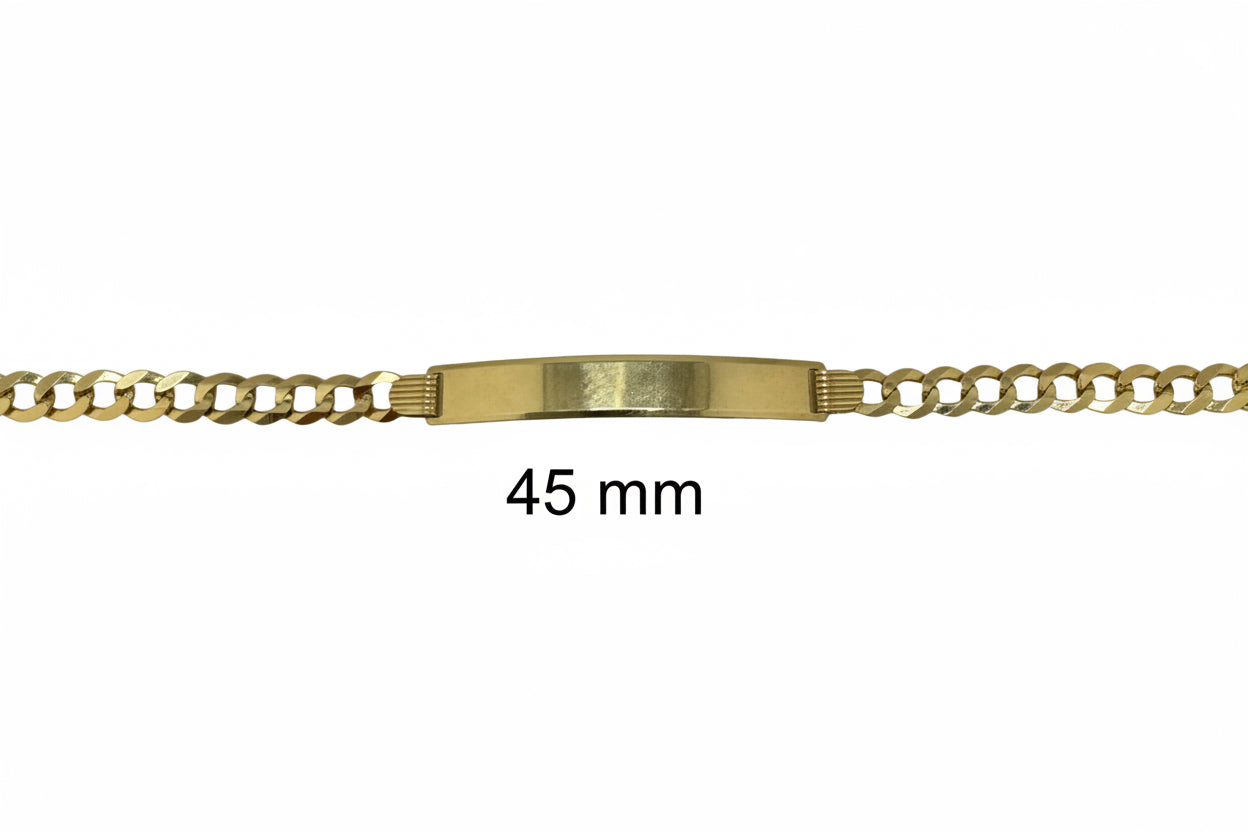 Pulsera Cubana Italiana en Oro 14K 5.7 mm
