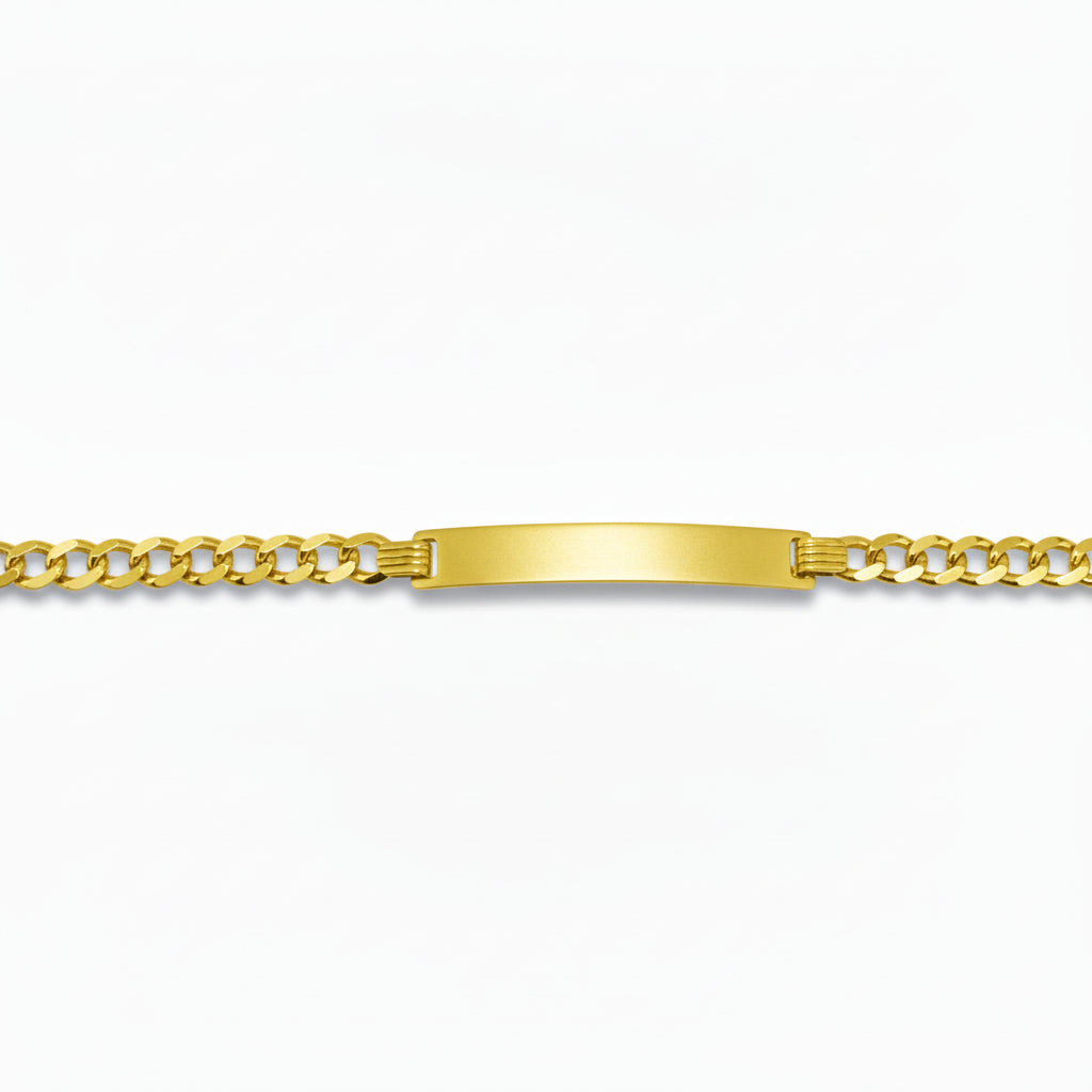 Pulsera Cubana Italiana en Oro 14K 4.7 mm