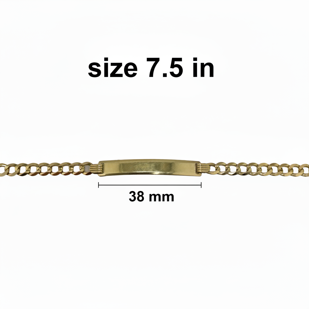 Pulsera Cubana Italiana en Oro 14K 4.7 mm