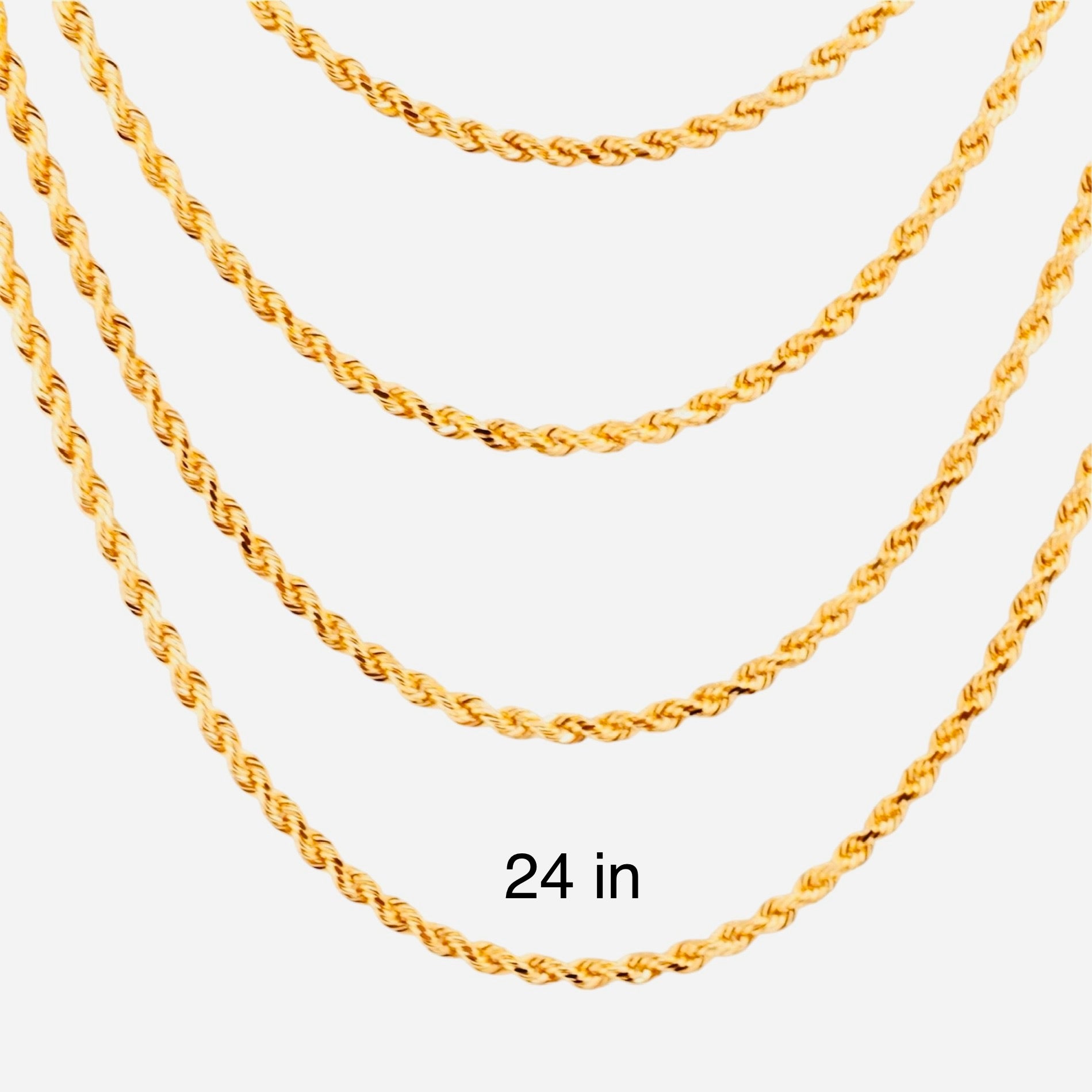 Cadena Soga 3 mm en Oro 14K