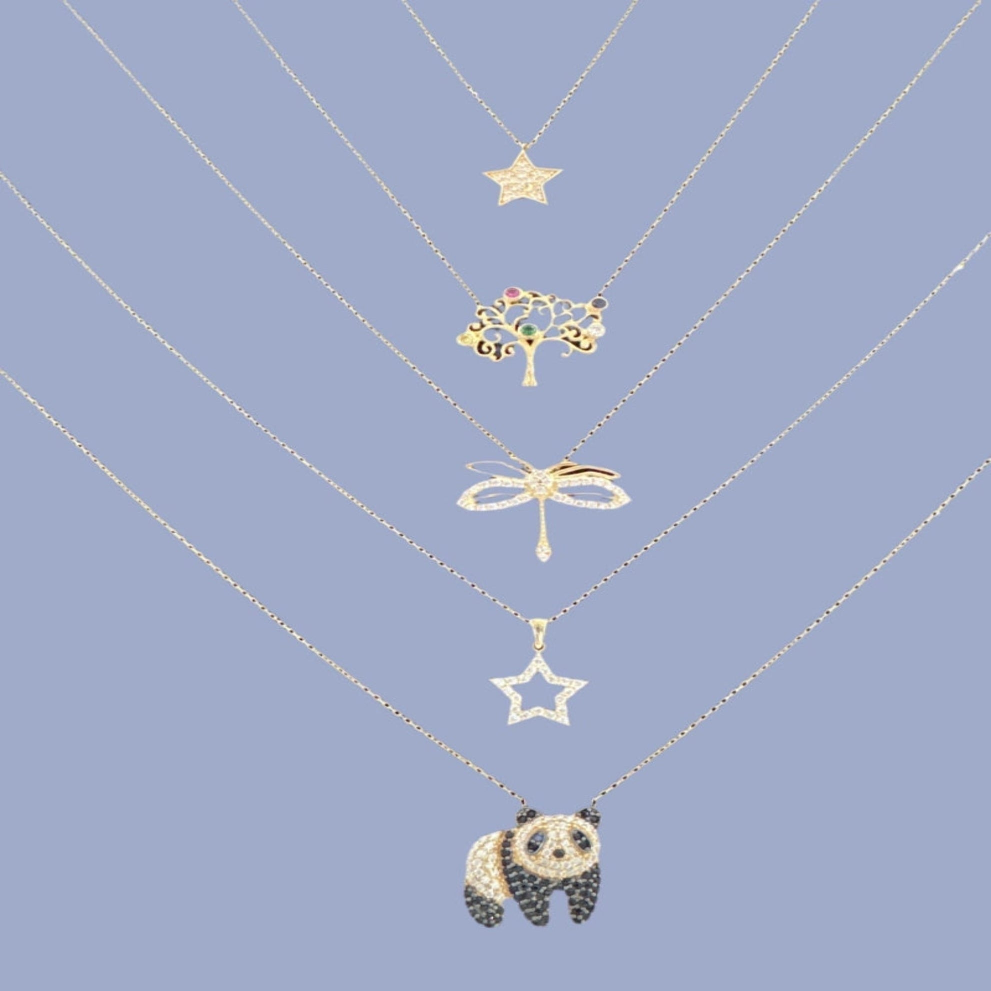 Cadena fina de Oro 14K para mujer