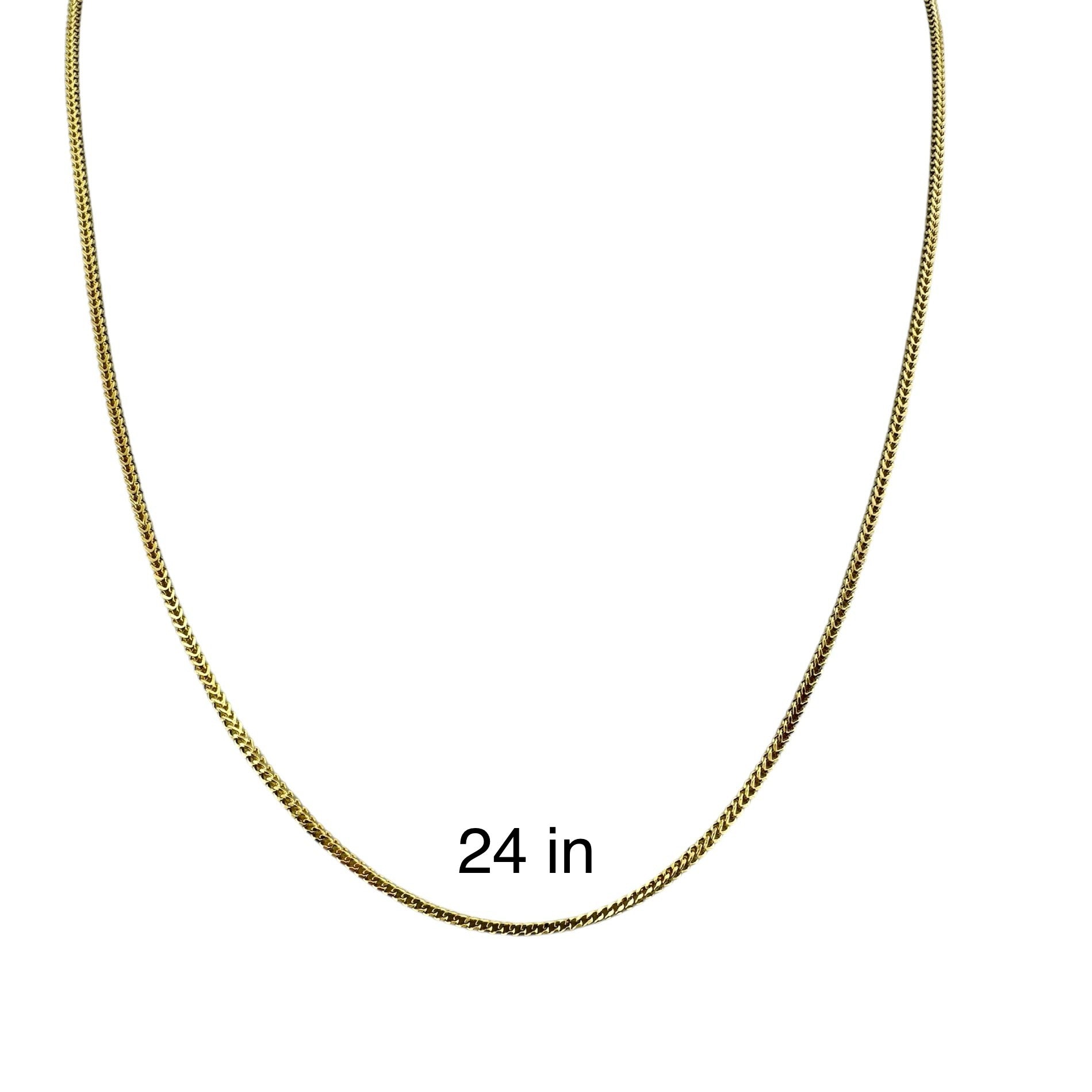 Cadena franco de oro