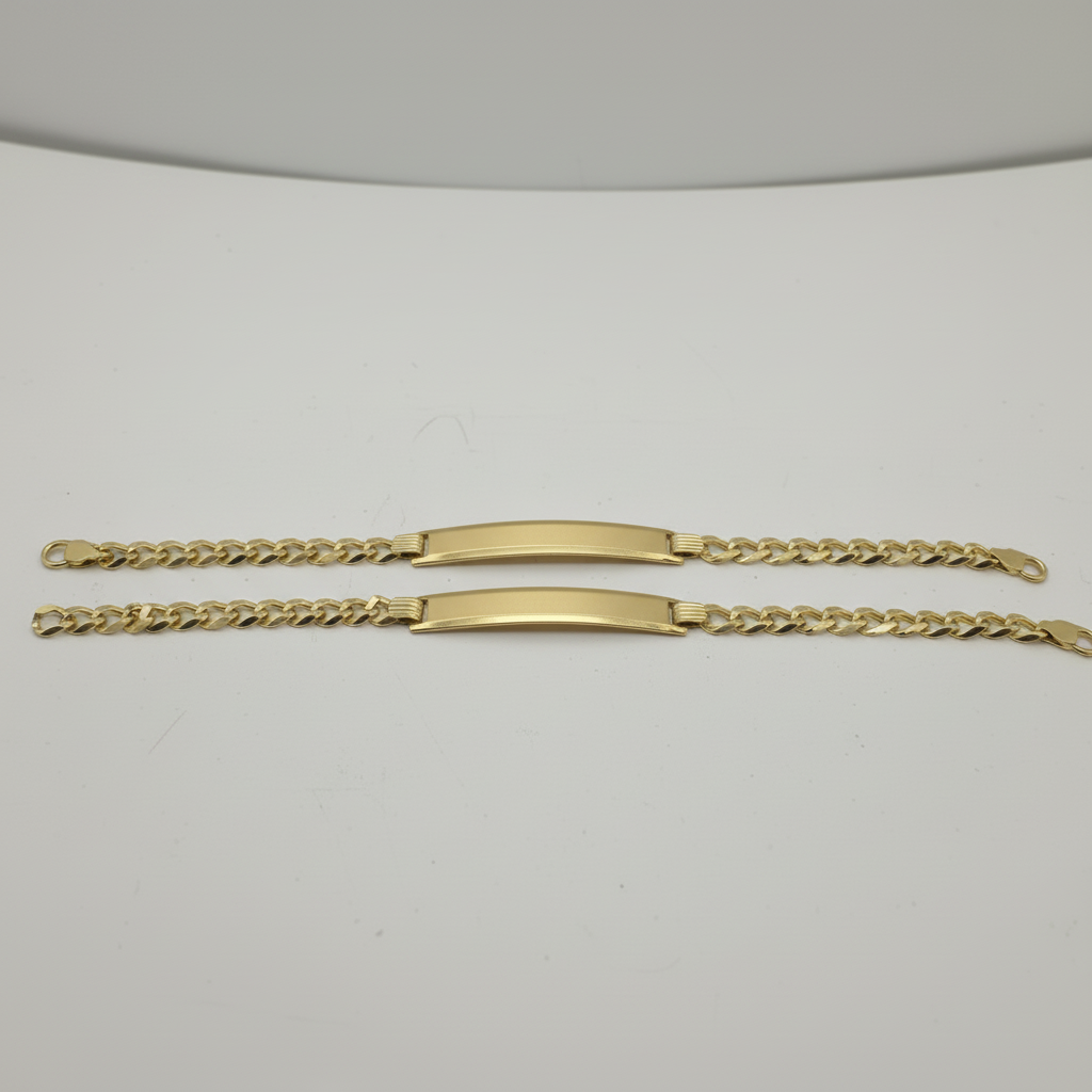 Pulsera Cubana Italiana en Oro 14K 4.7 mm