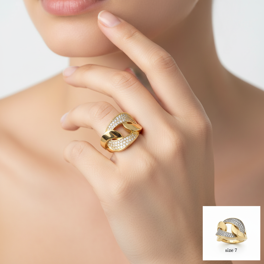 Anillos anchos de Oro 14K