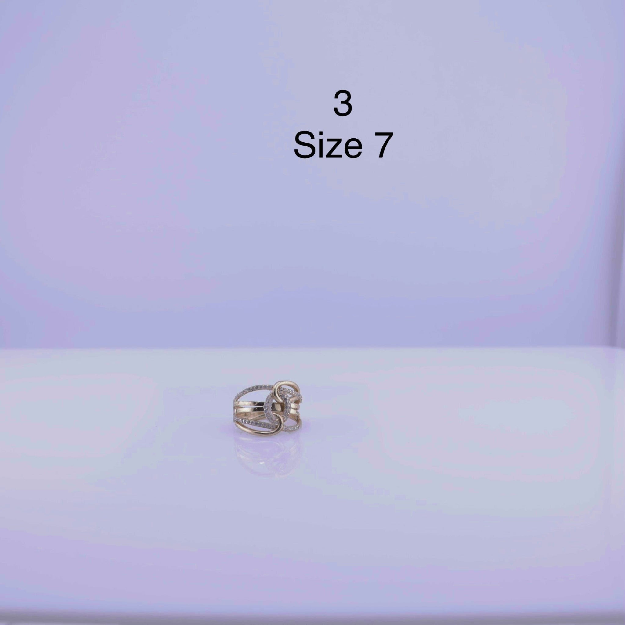 Anillo de coctel en oro - Joyería TuOro