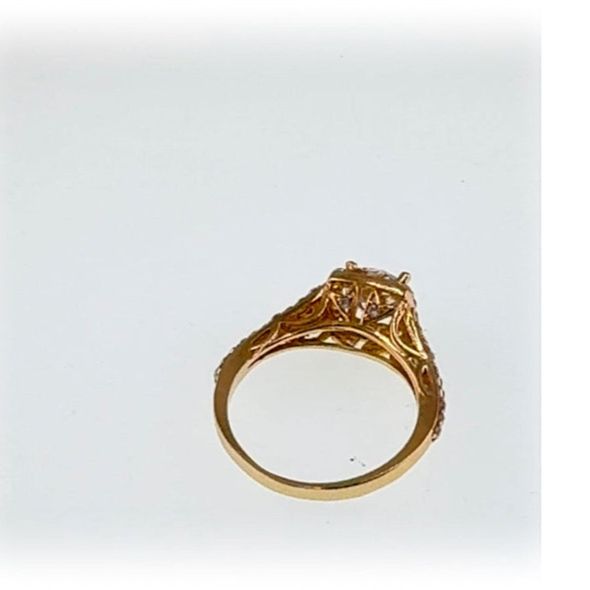 Anillo de compromiso halo - Joyería TuOro