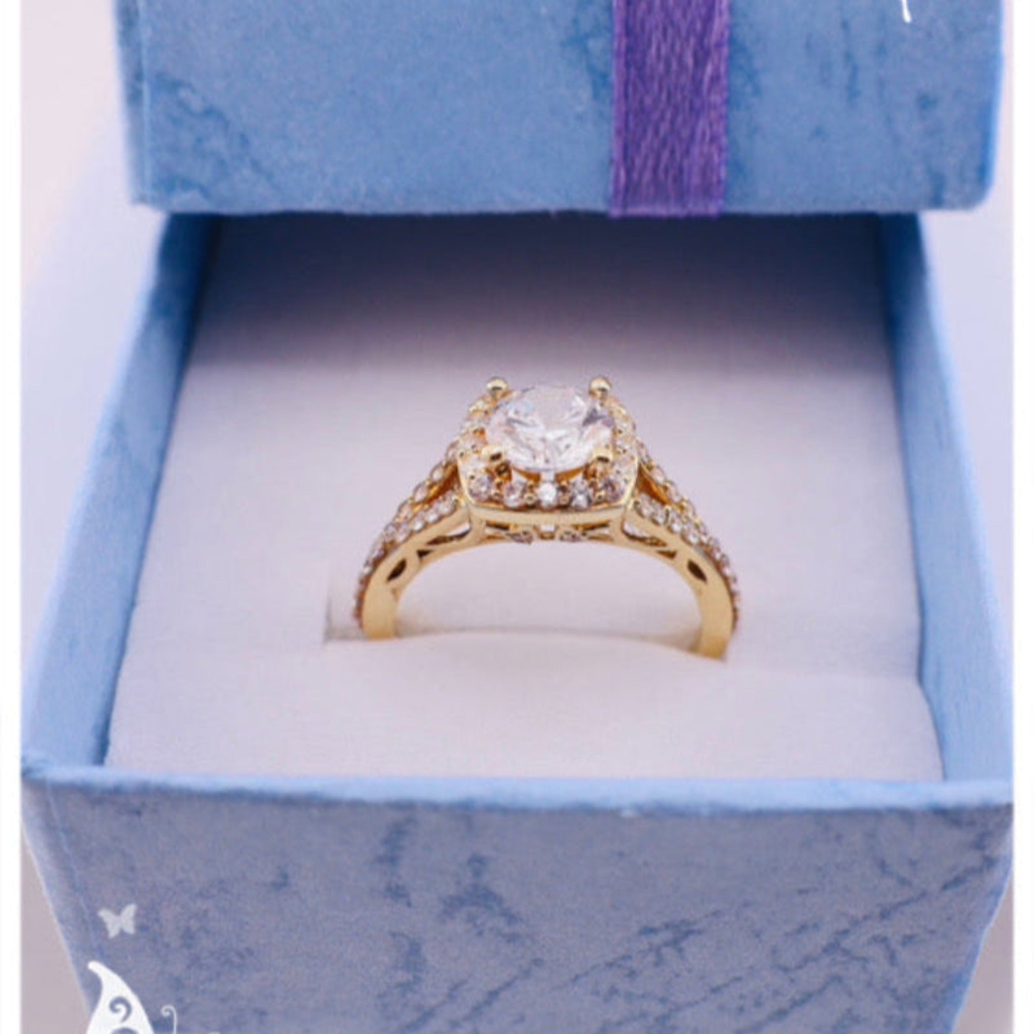 Anillo de compromiso halo - Joyería TuOro