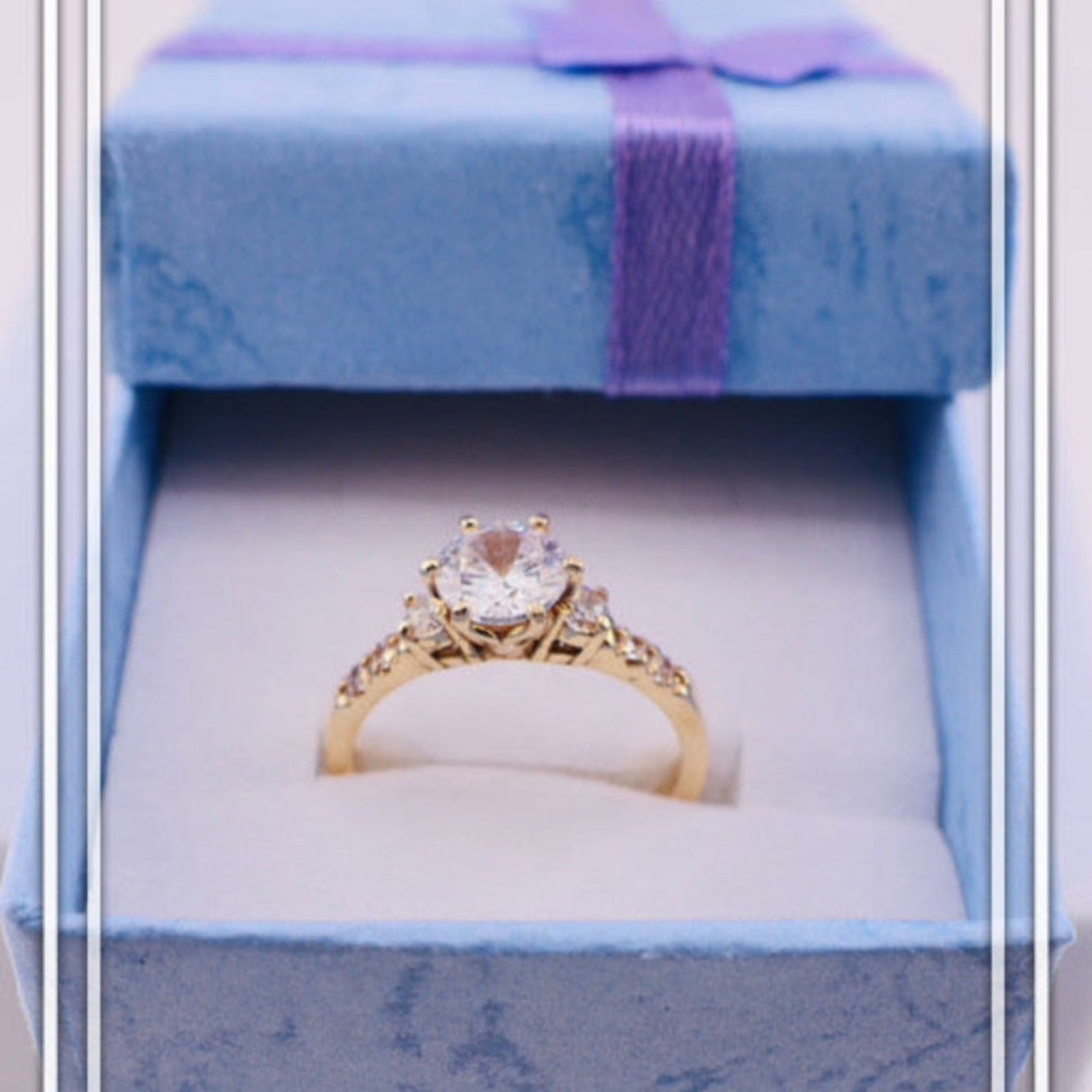 Anillo de compromiso halo - Joyería TuOro