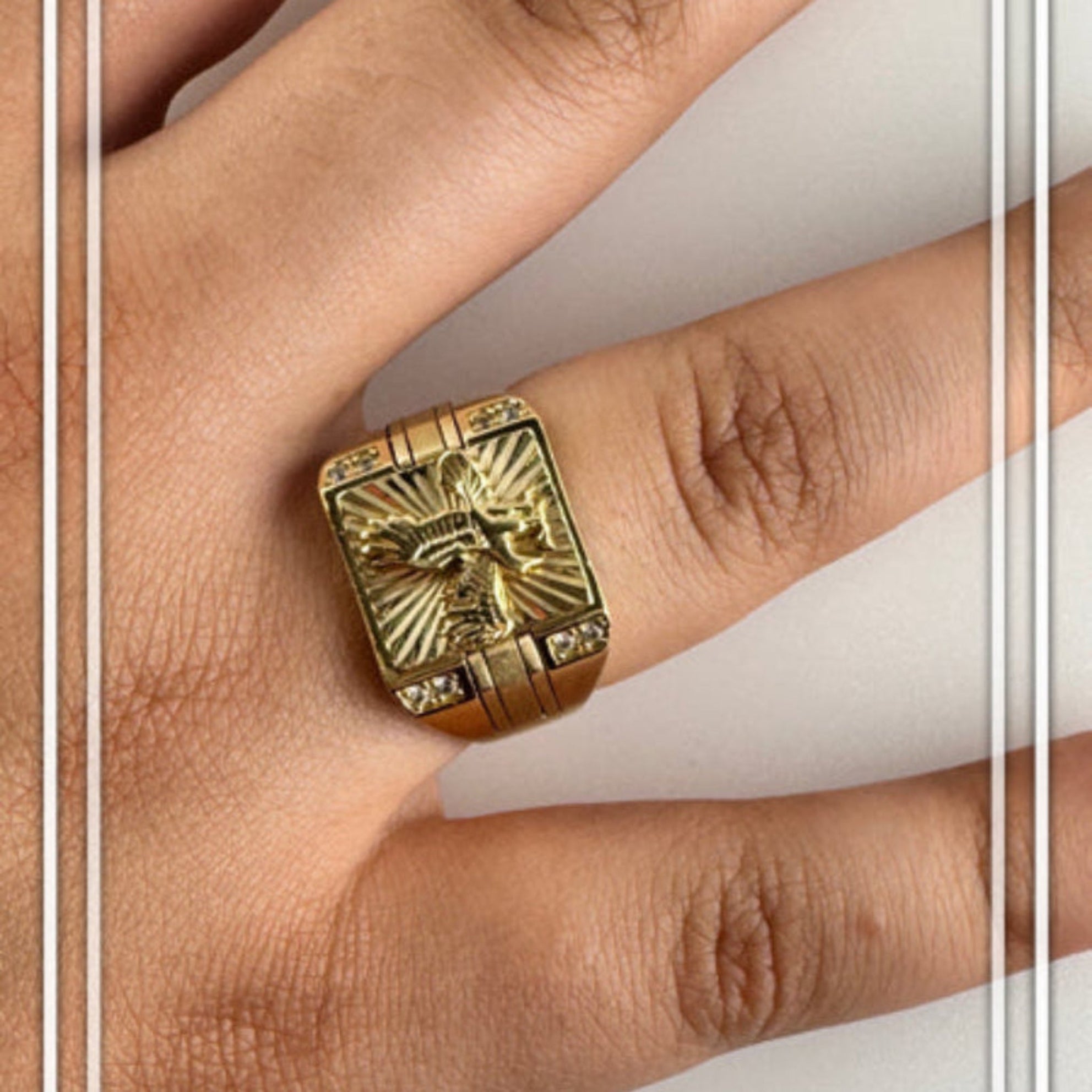 Anillo para hombre de sellos - Joyería TuOro