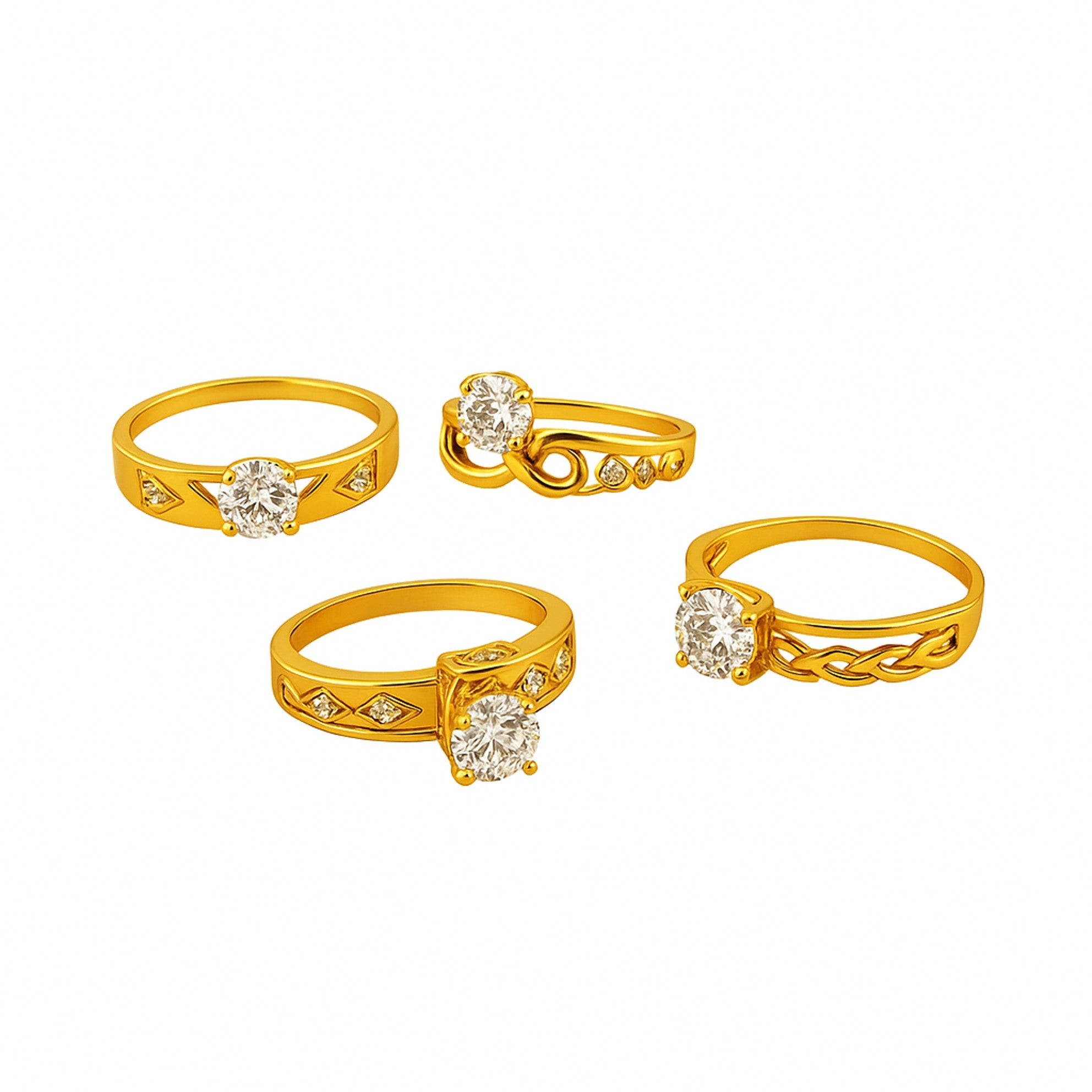 Anillos de compromiso 2 en 1. - Joyería TuOro