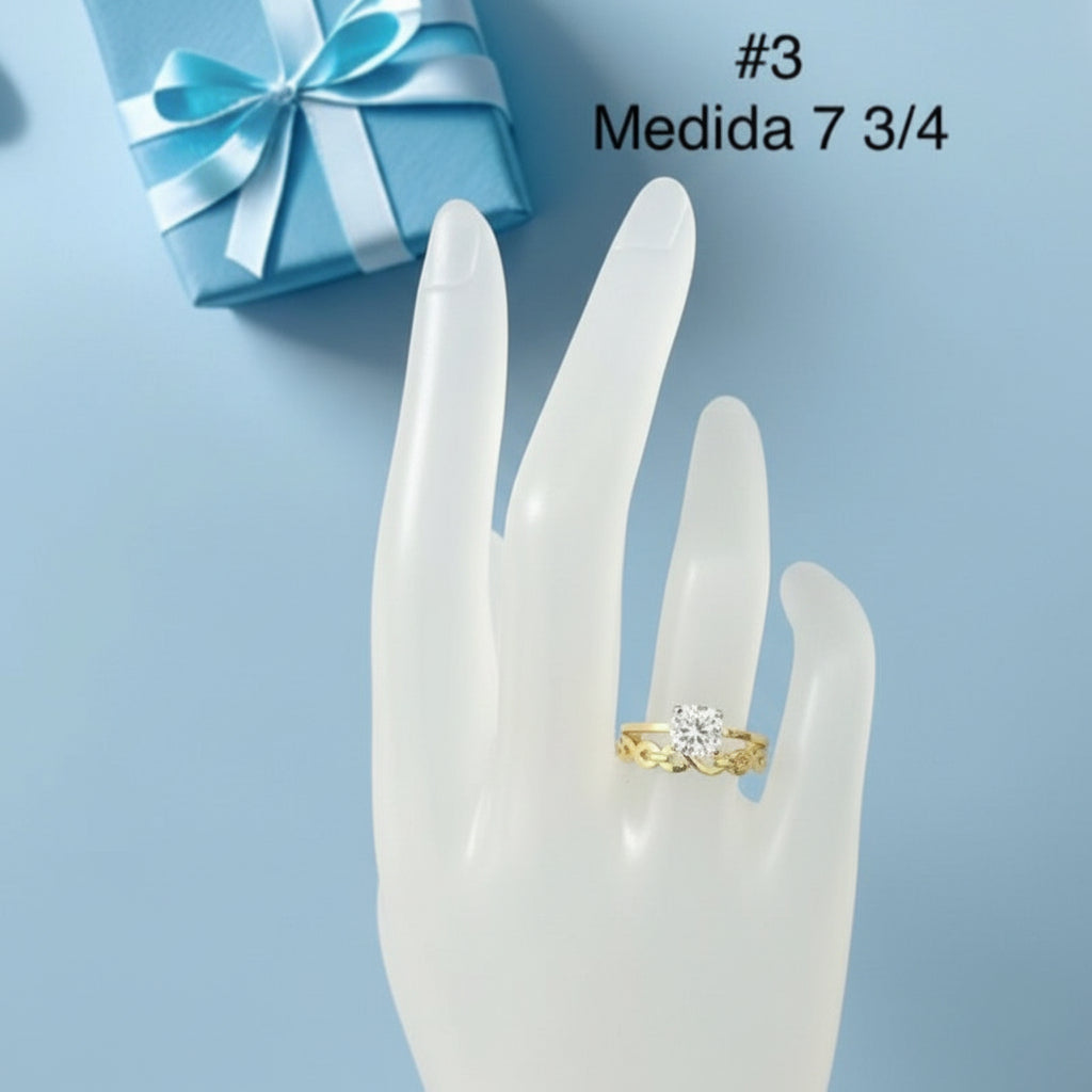 Anillos de compromiso 2 en 1. - Joyería TuOro