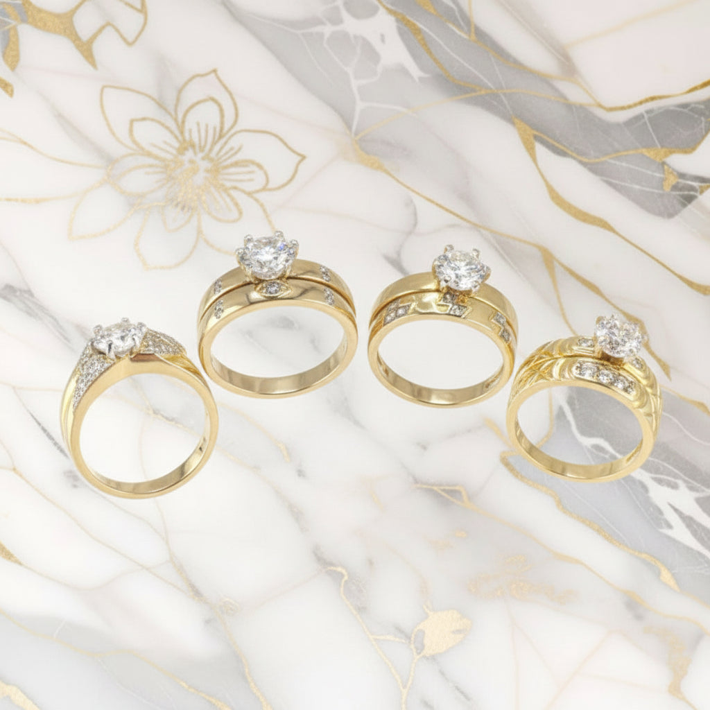 Anillos de compromiso modernos. - Joyería TuOro