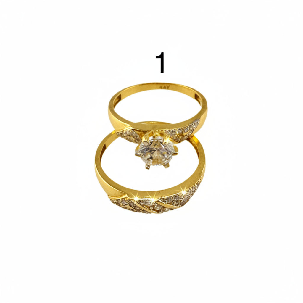 Anillos de compromiso modernos. - Joyería TuOro