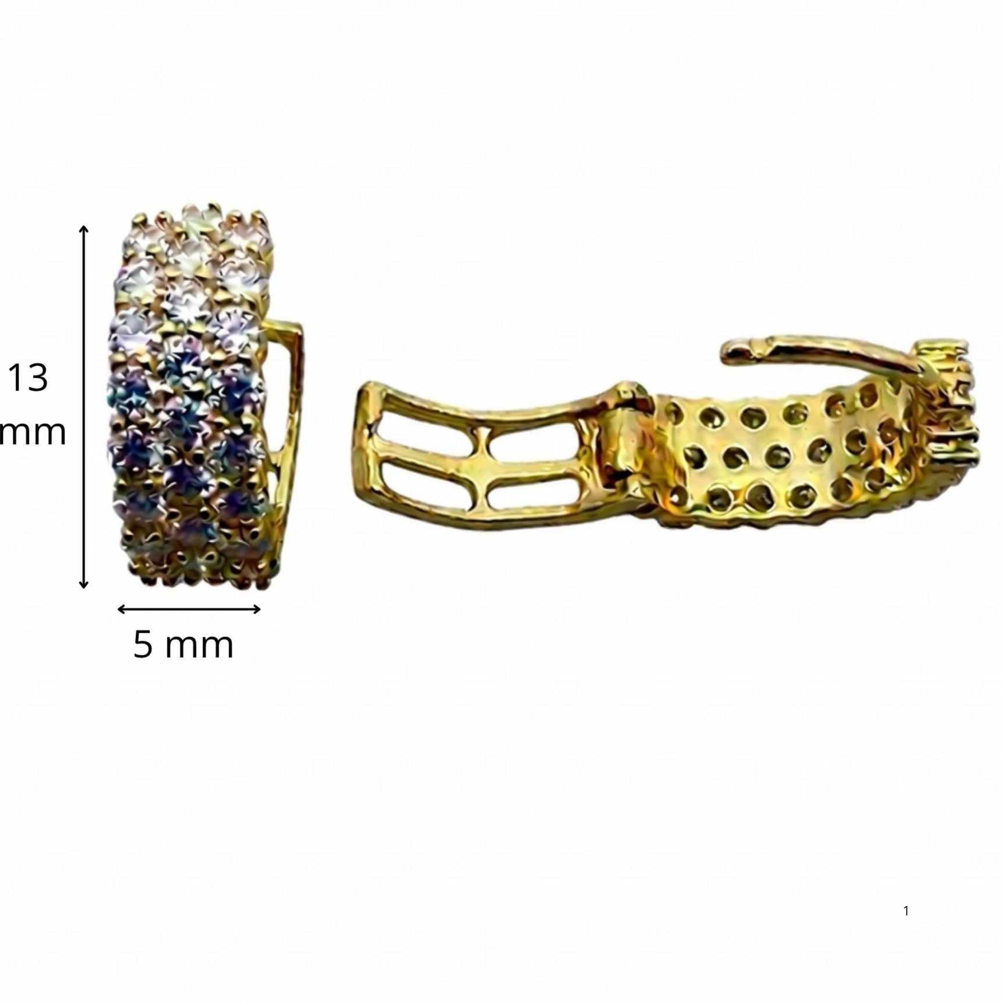 Aretes Huggie de Plata 925