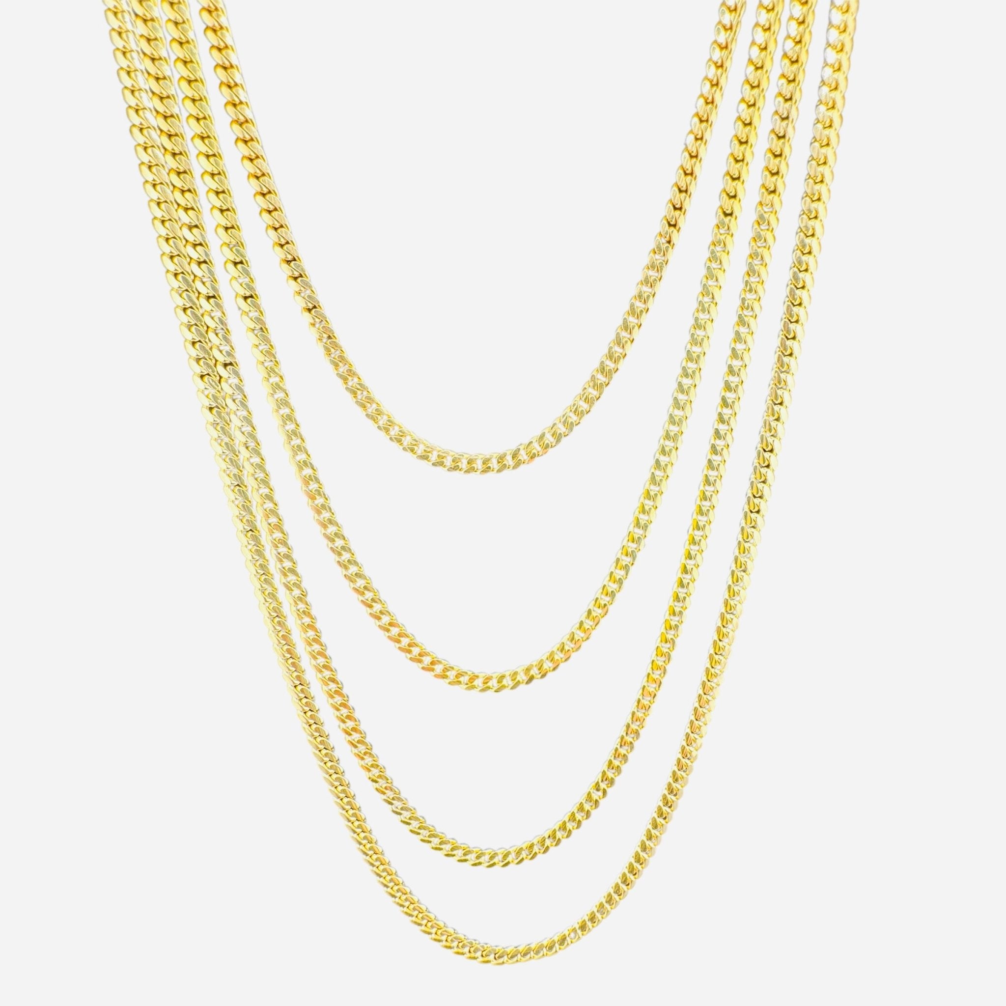 cadena cubana 3 mm - Joyería TuOro
