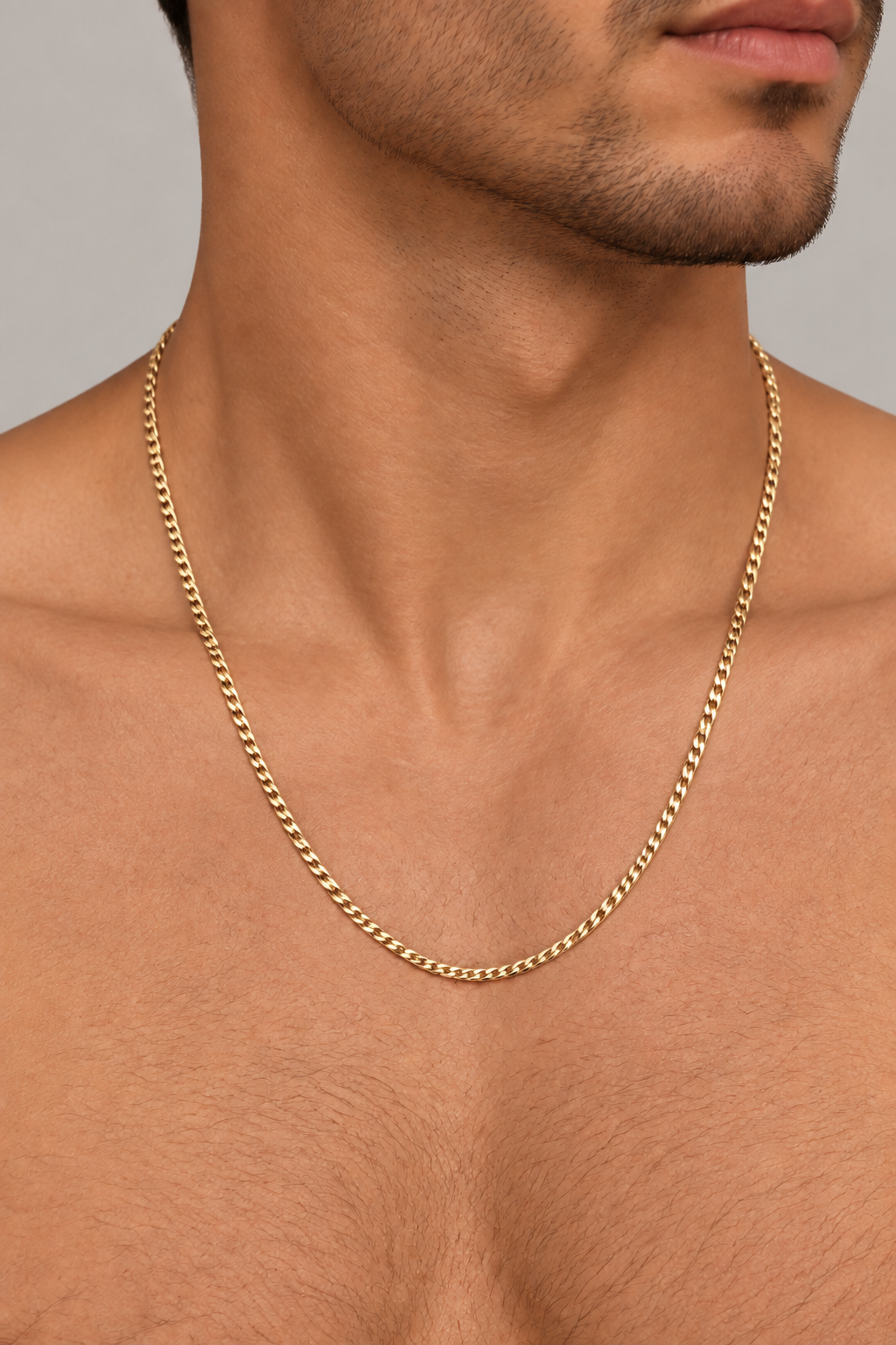 10K Gold Italian Cuban Link Chain 3 mm