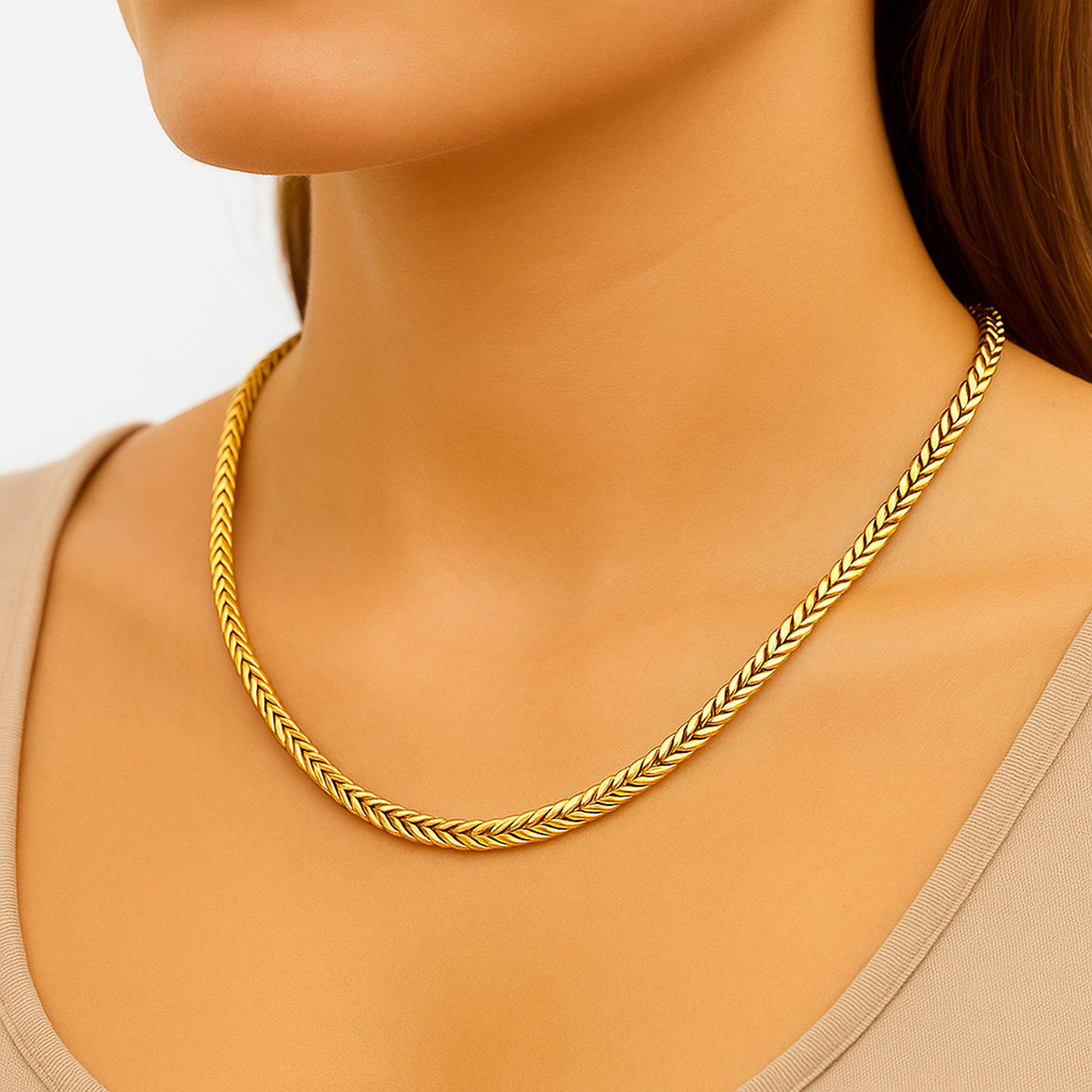 Cadena franco de oro - Joyería TuOro