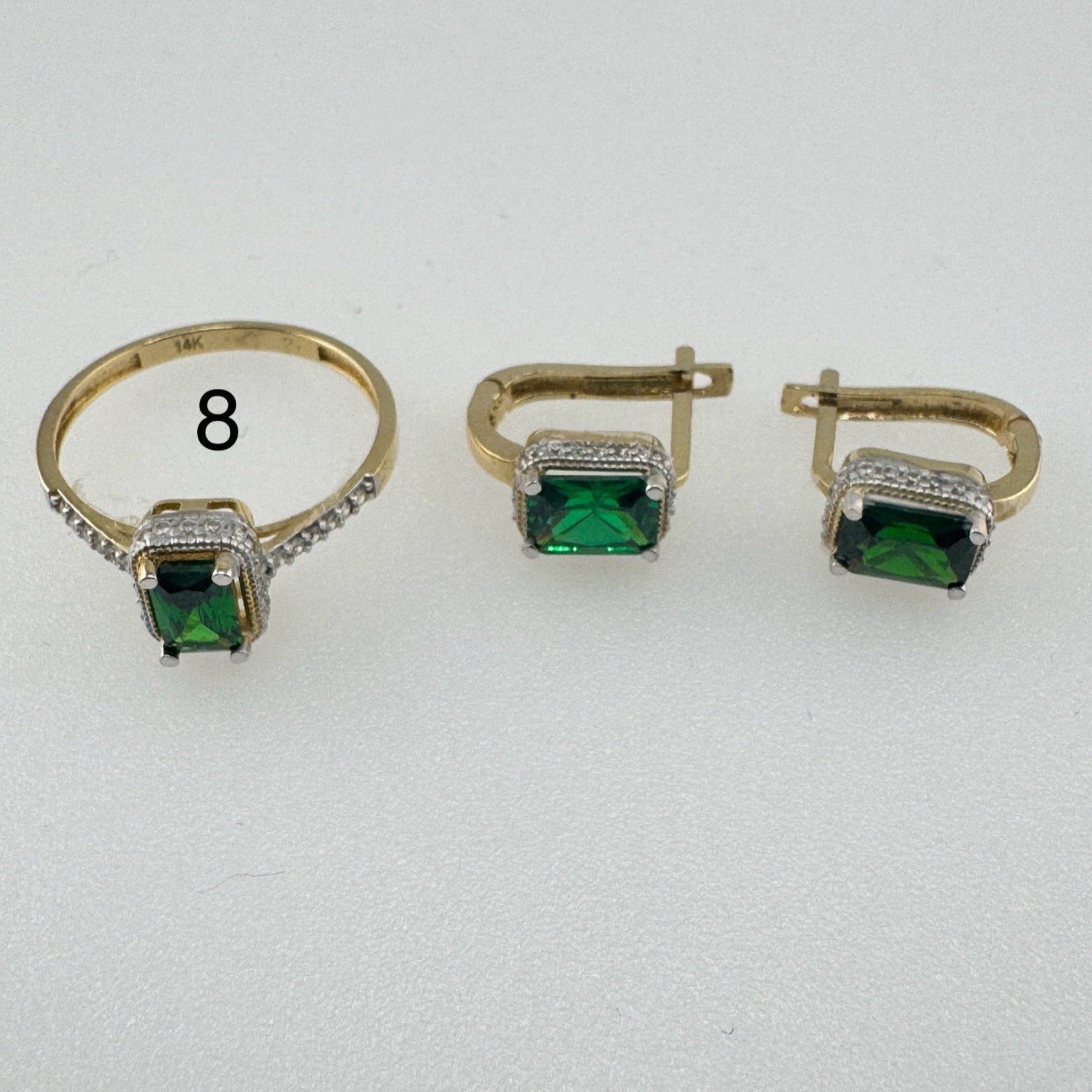 Conjunto de anillo, colgante, pendiente - Joyería TuOro