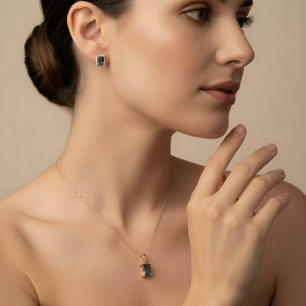 Conjunto de anillo, colgante, pendiente - Joyería TuOro