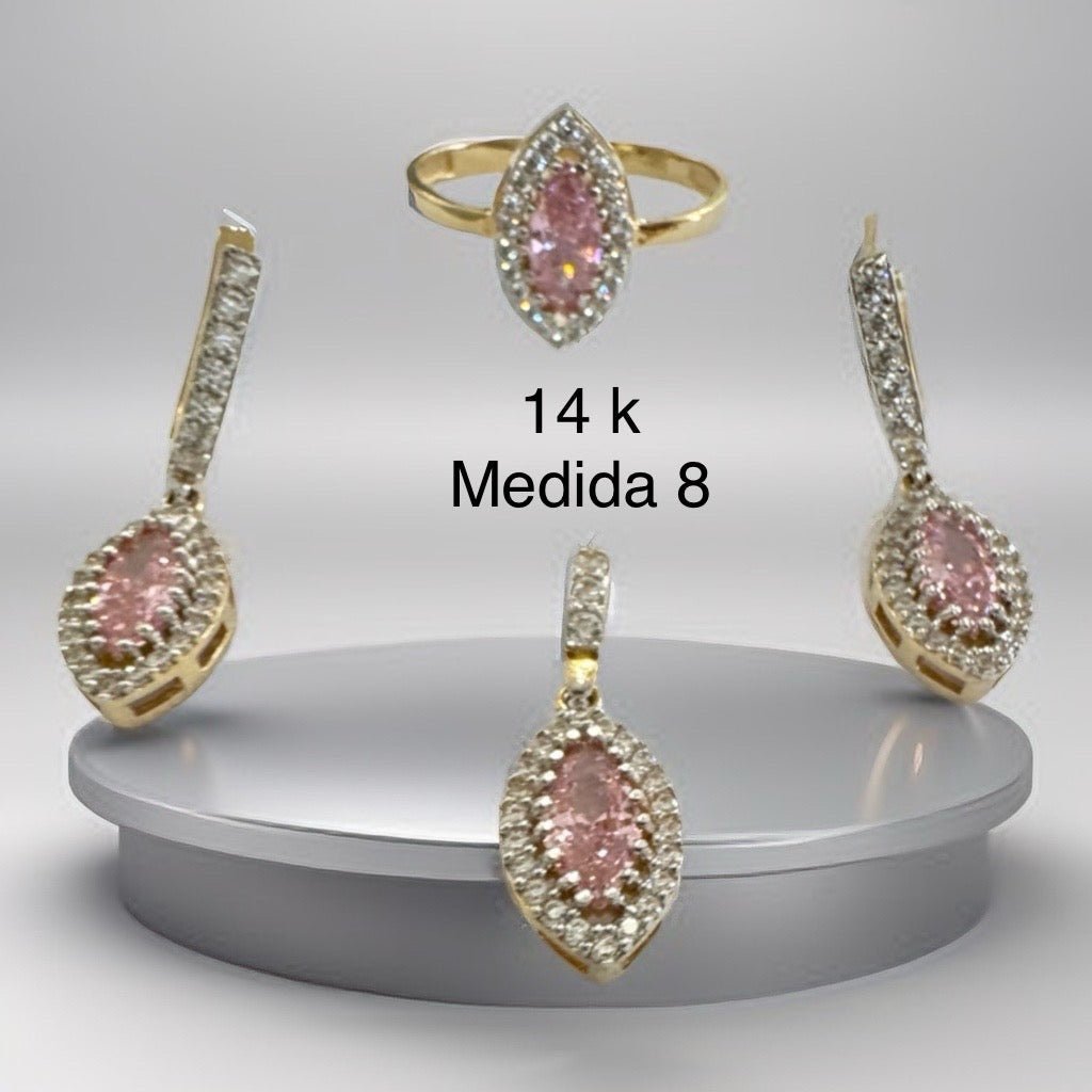 Conjunto de anillo, colgante, pendiente - Joyería TuOro