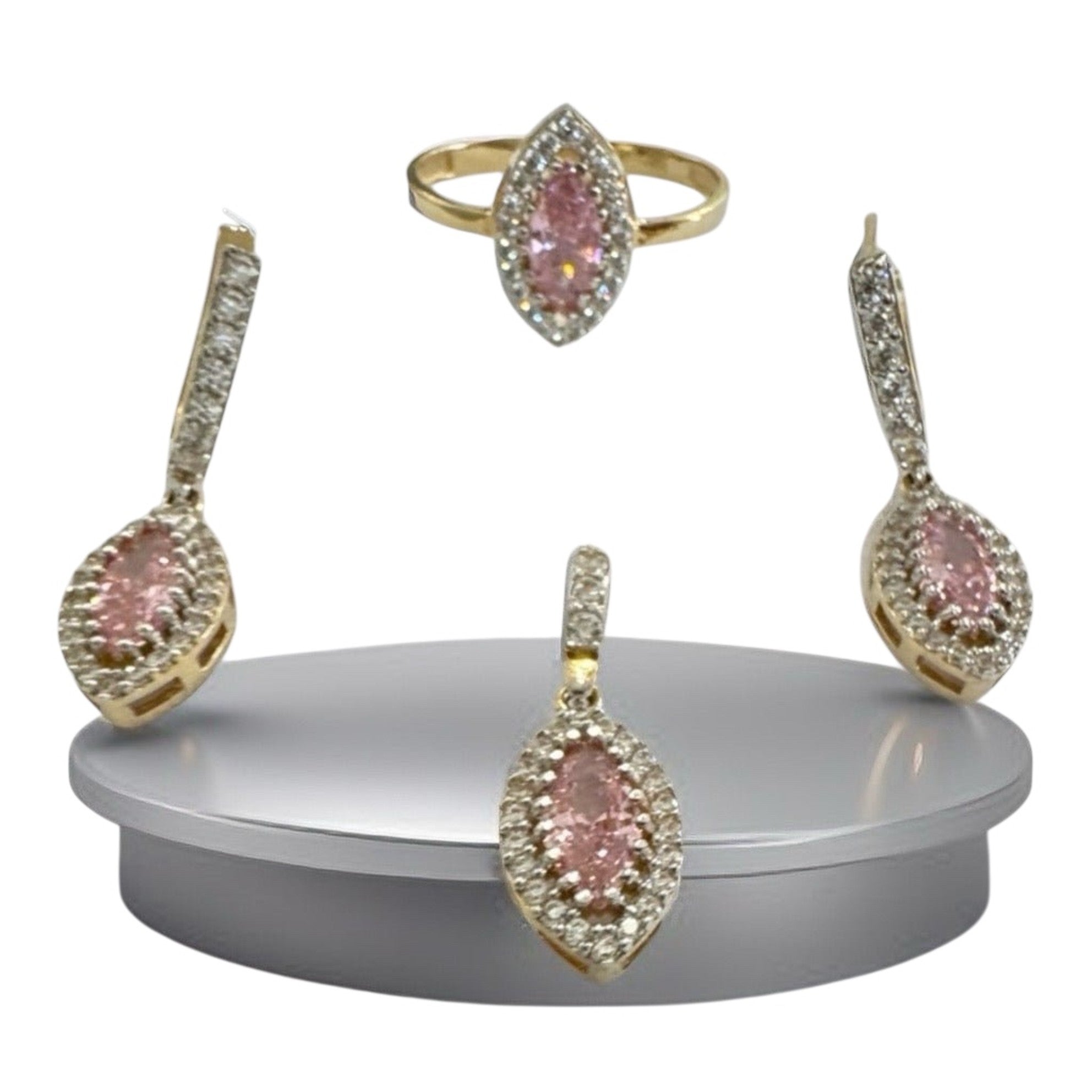 Conjunto de anillo, colgante, pendiente - Joyería TuOro