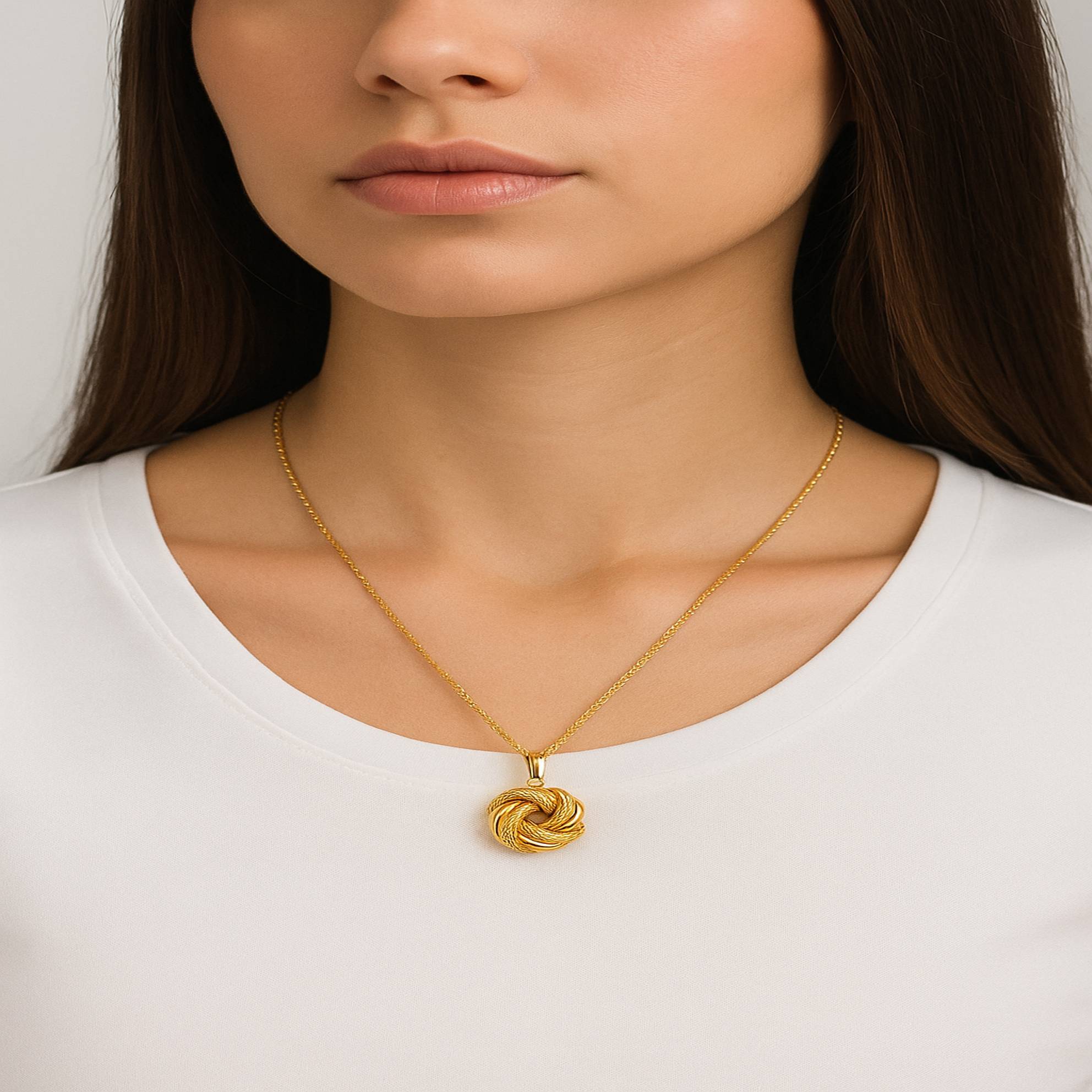 Conjunto nudos del amor - Joyería TuOro