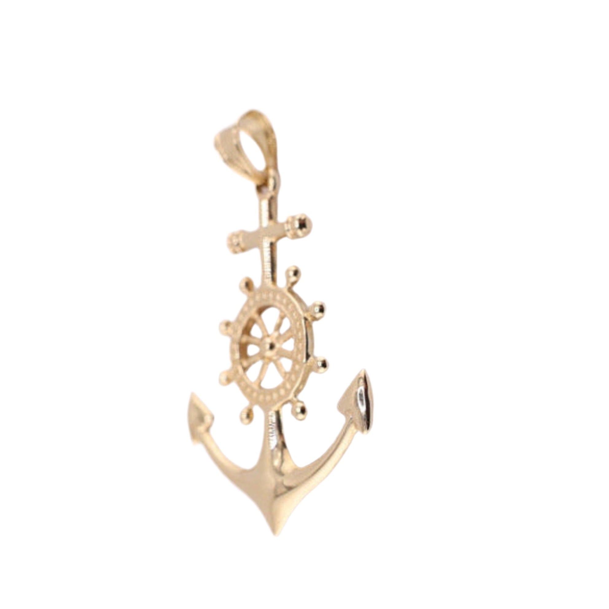 Dije de cadena con ancla - Joyería TuOro