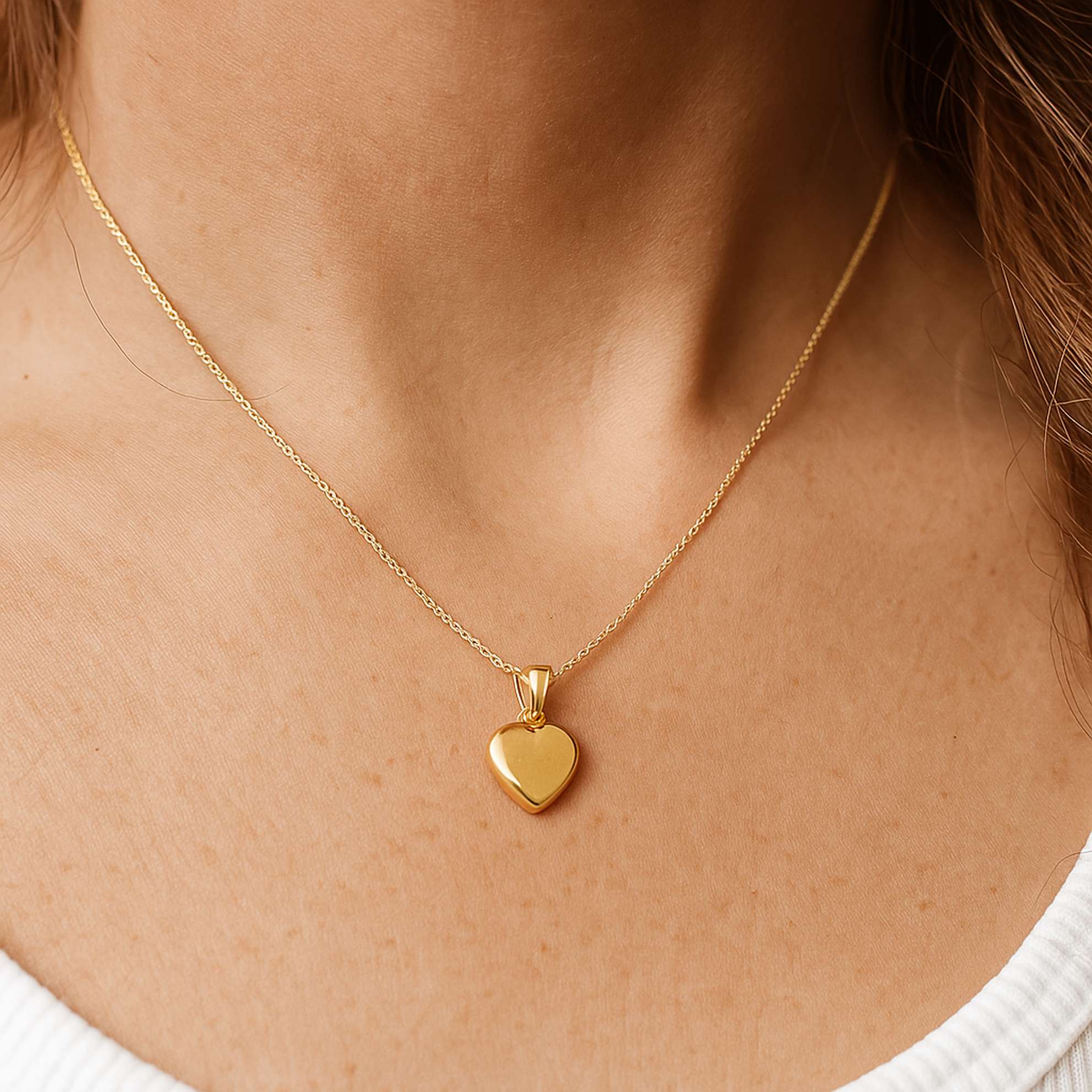 Dijes de corazón oro - Joyería TuOro