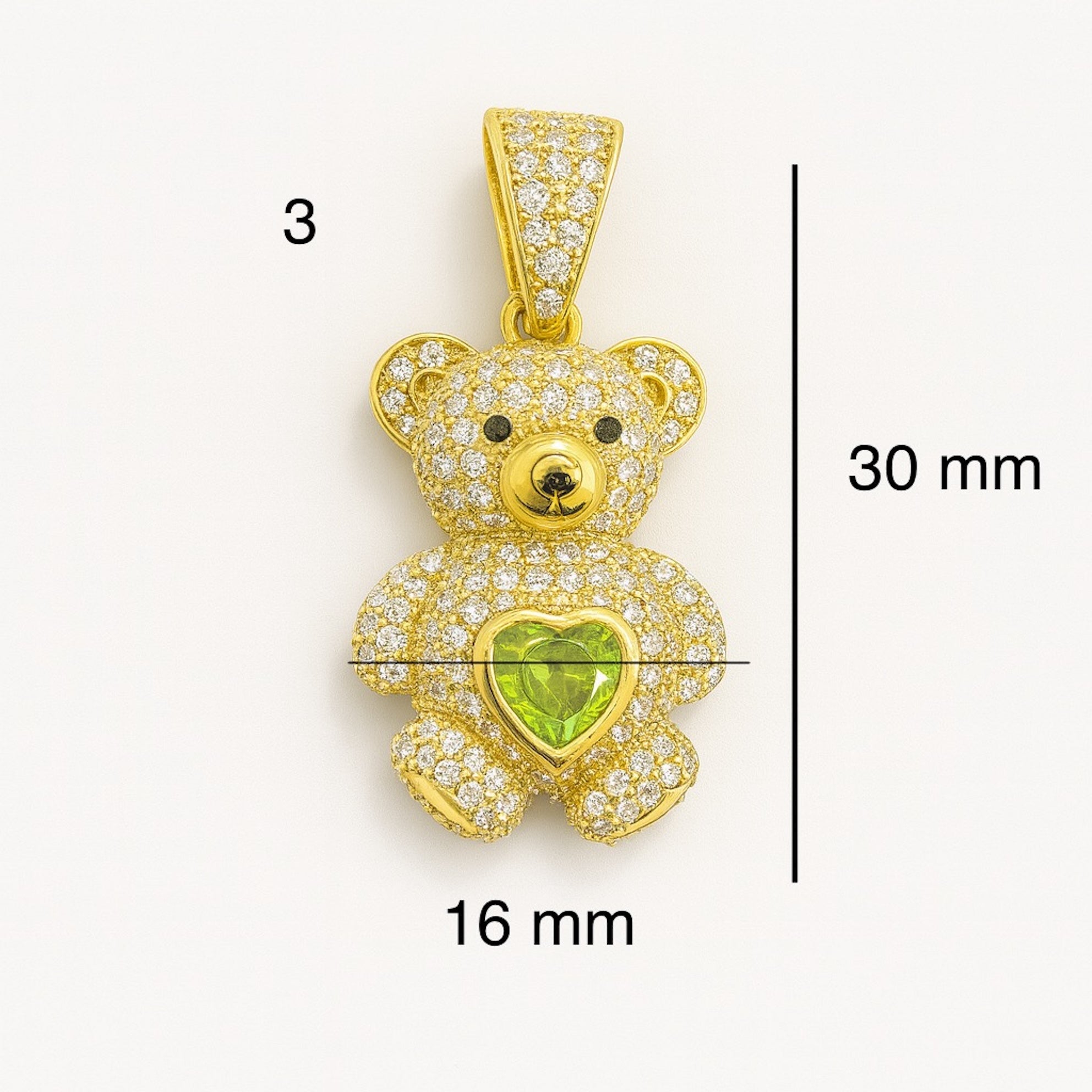 Dijes de osos en oro - Joyería TuOro