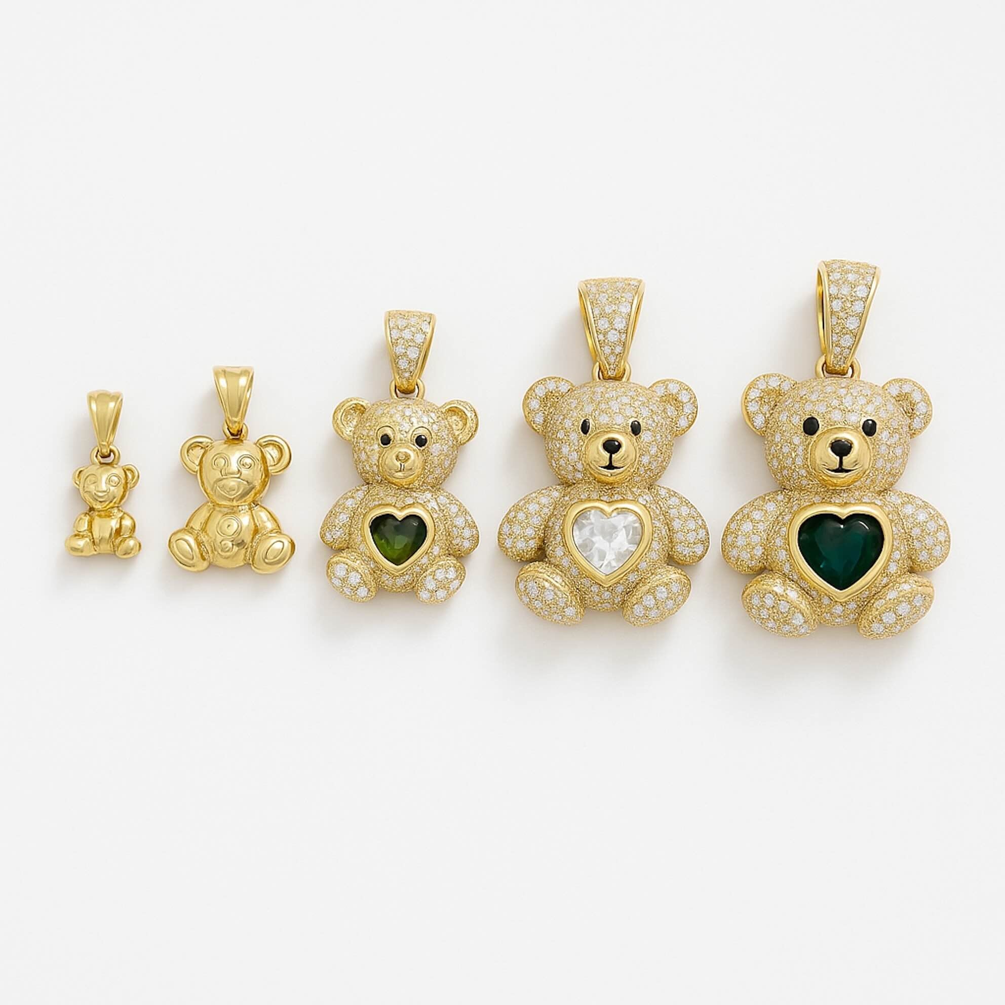 Dijes de osos en oro - Joyería TuOro