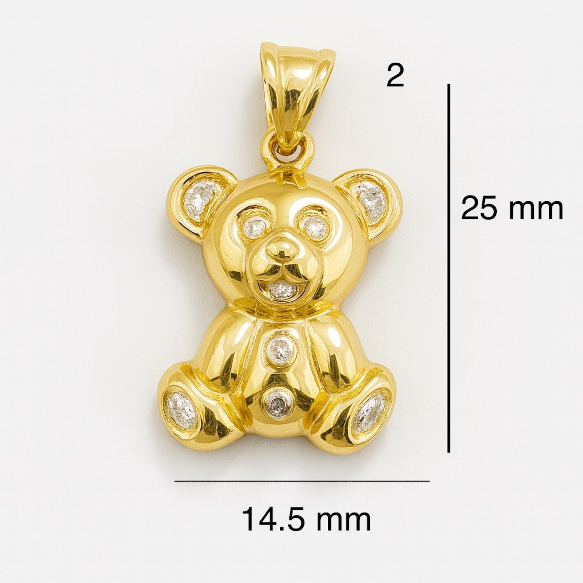 Dijes de osos en oro - Joyería TuOro