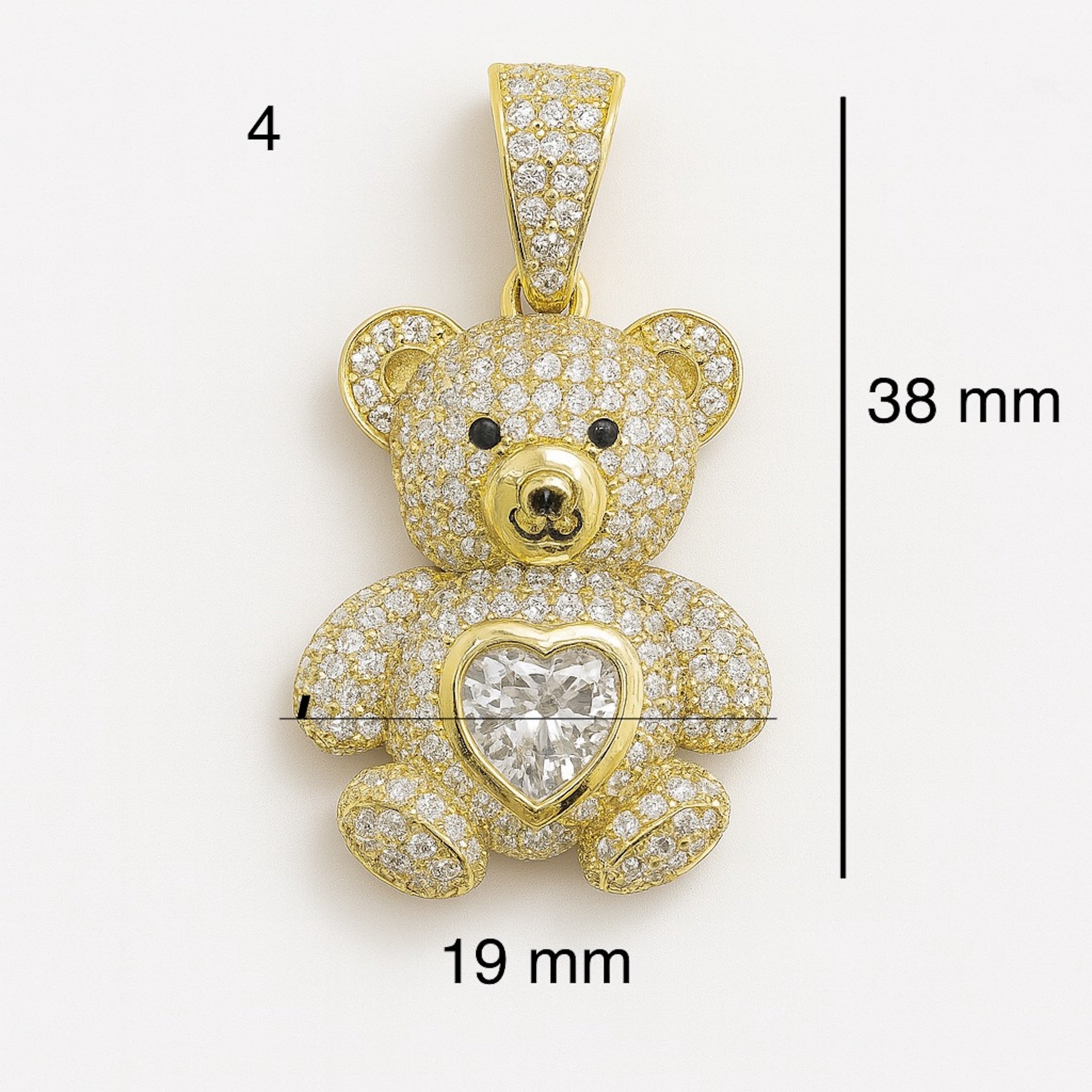 Dijes de osos en oro - Joyería TuOro