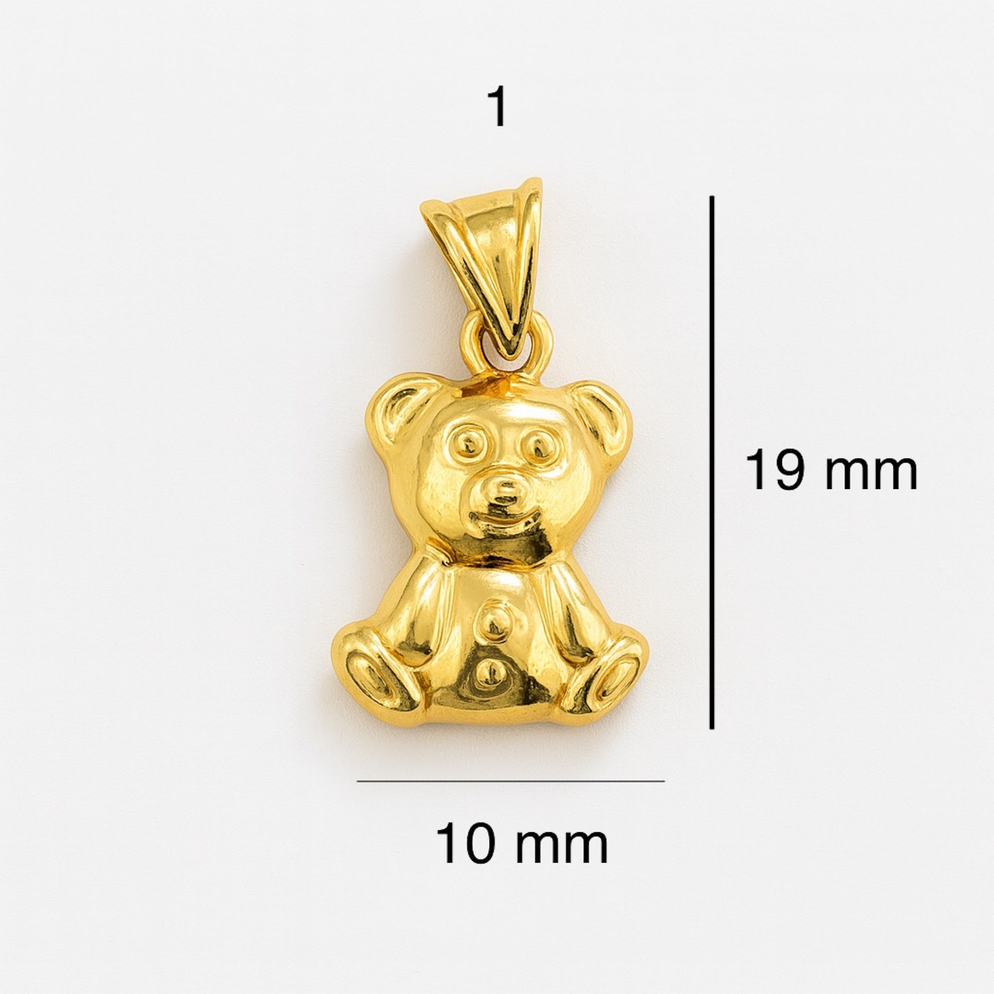 Dijes de osos en oro - Joyería TuOro