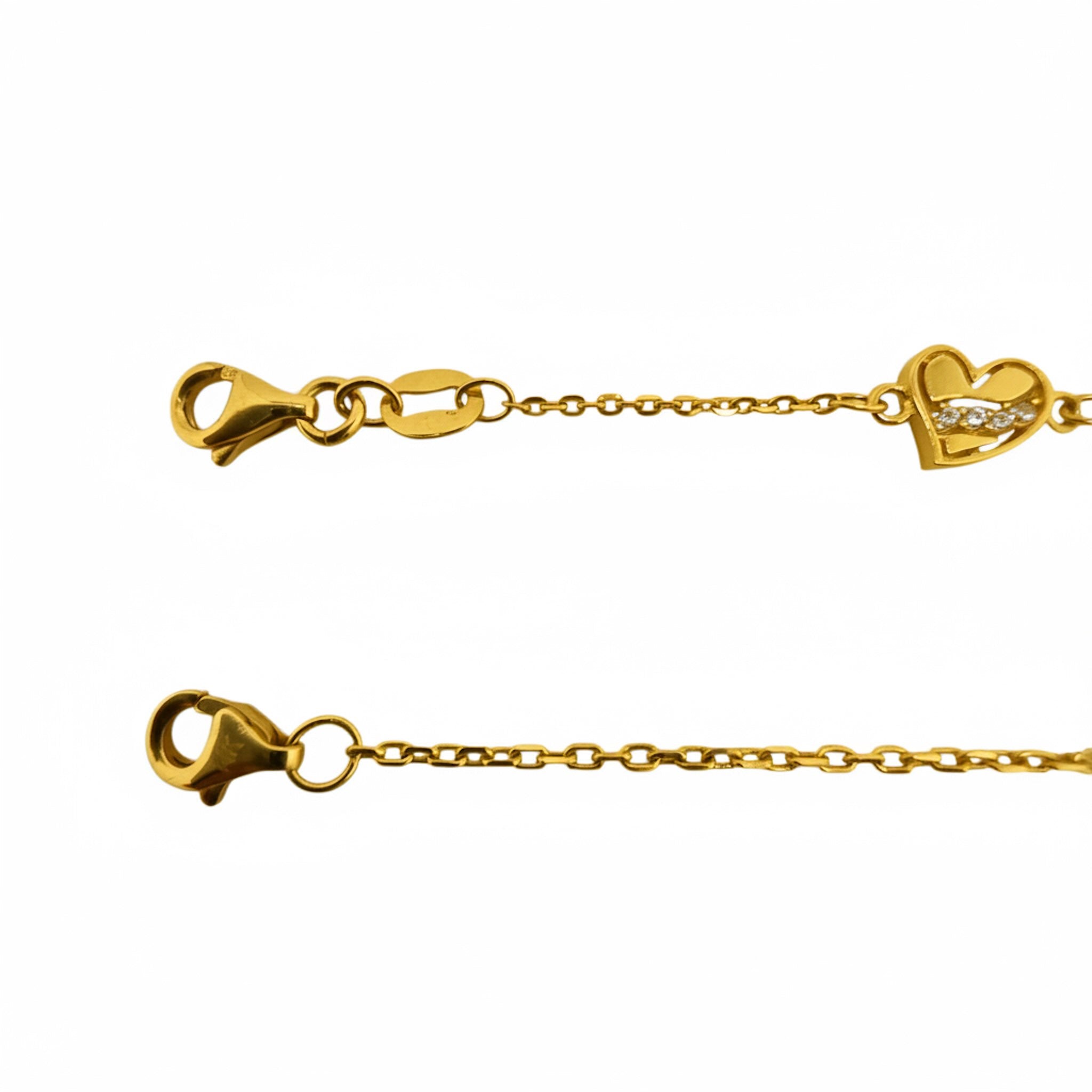 Pulsera de Oro 14K con cierre tipo langosta y extensión ajustable TuOro