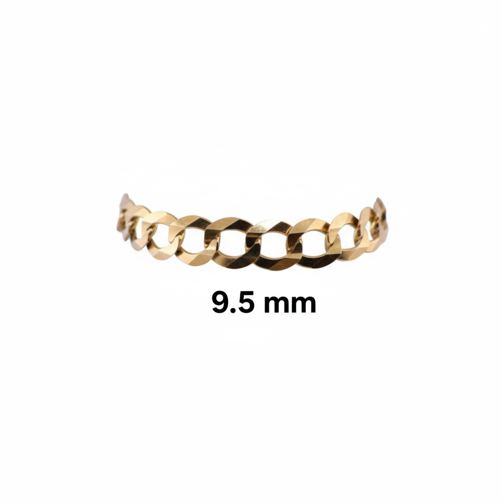 Pulsera Cubana Italiana de Oro 14K