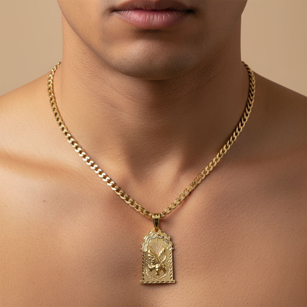 Cadena cubana-italiana de 5.5 mm en Oro 10K