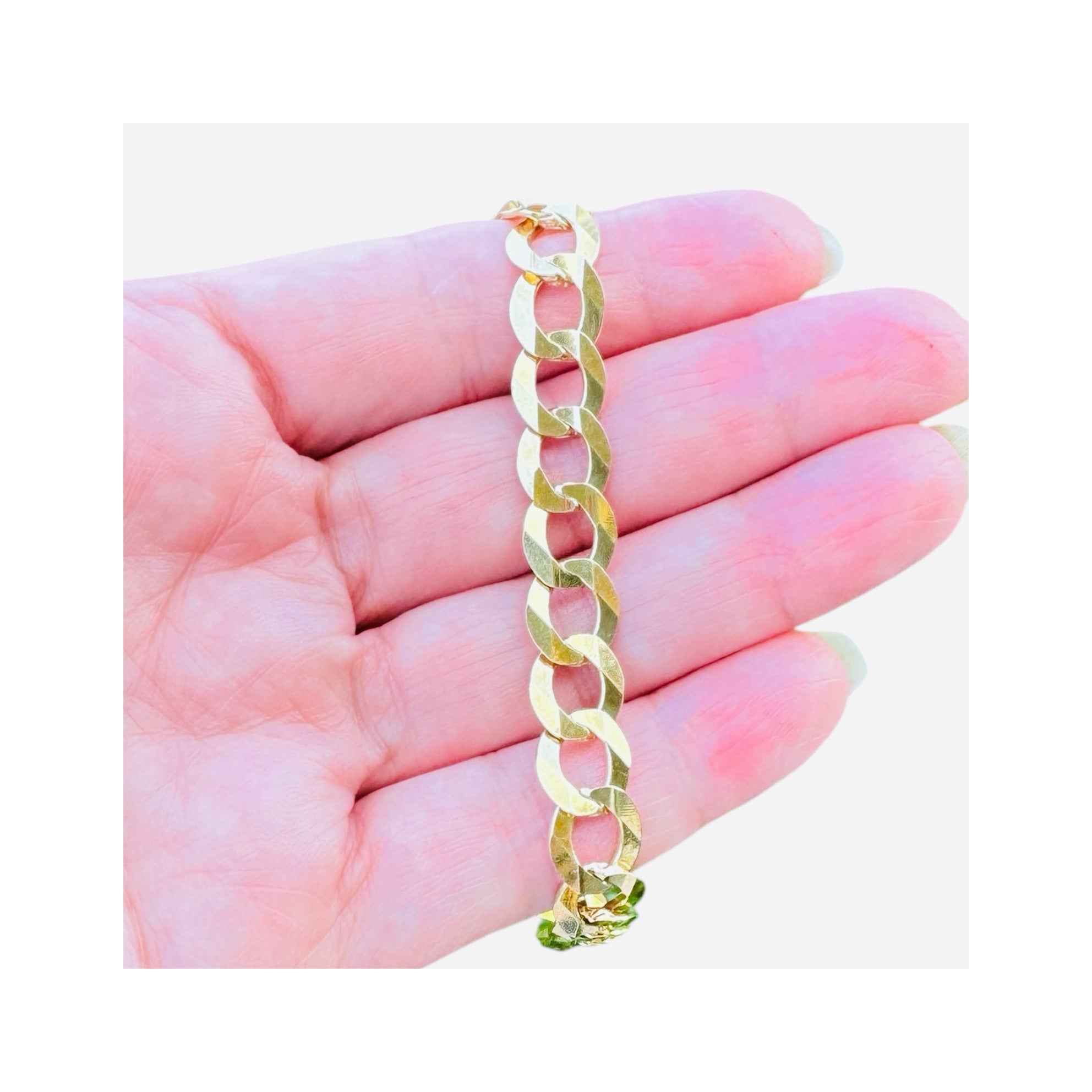 Pulsera Cubana Italiana de Oro 14K