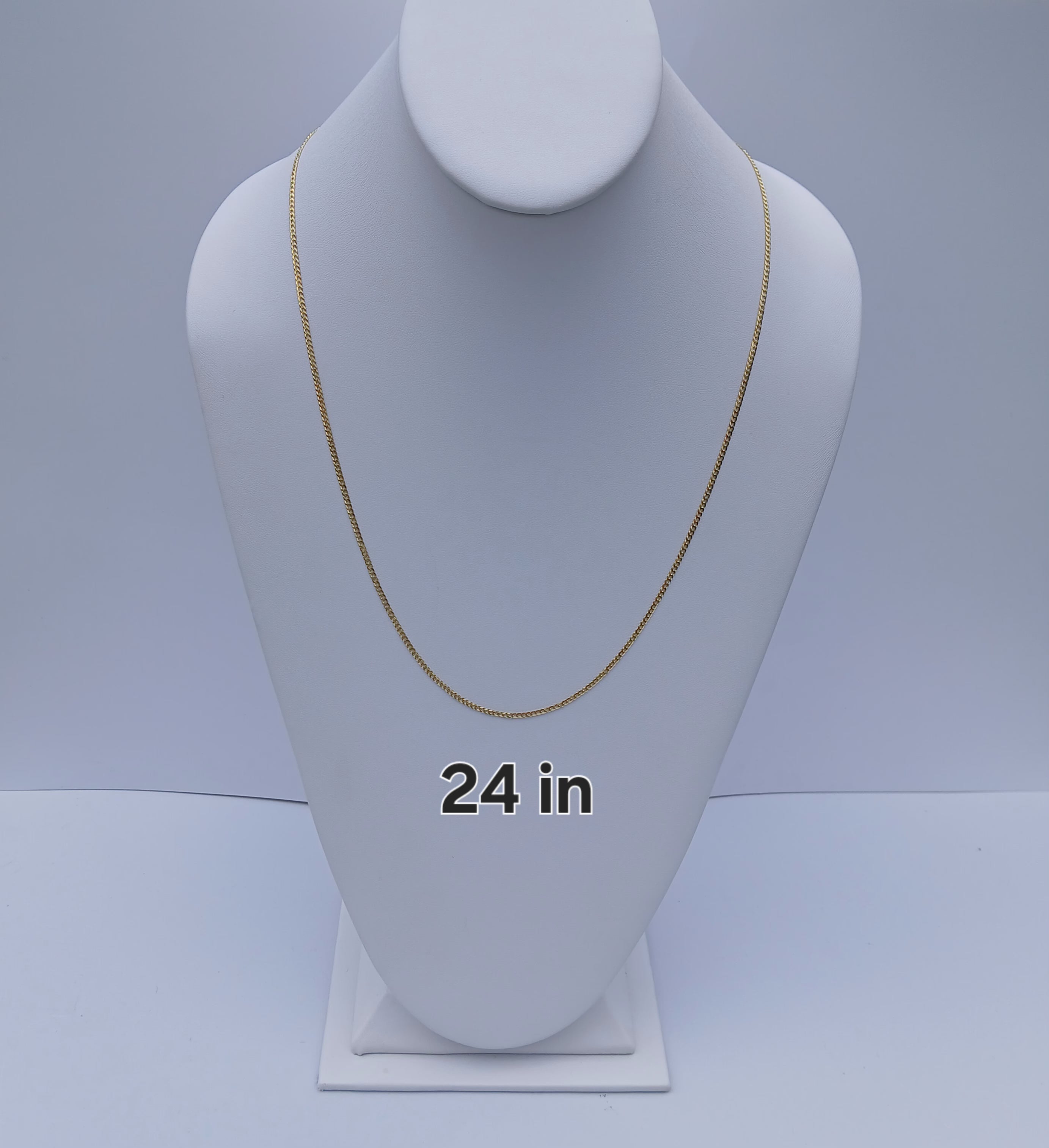 Cadena cubana italiana 2 mm oro 14K