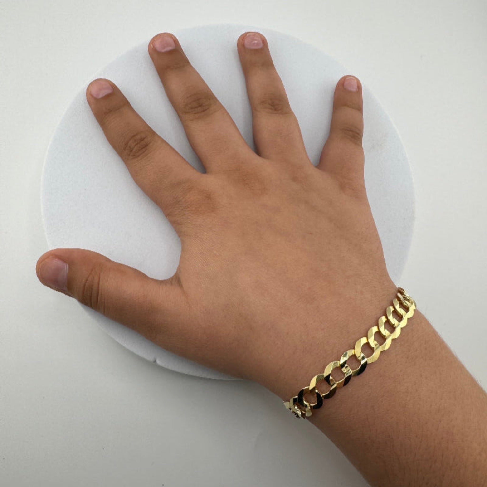 Pulsera Cubana Italiana de Oro 14K